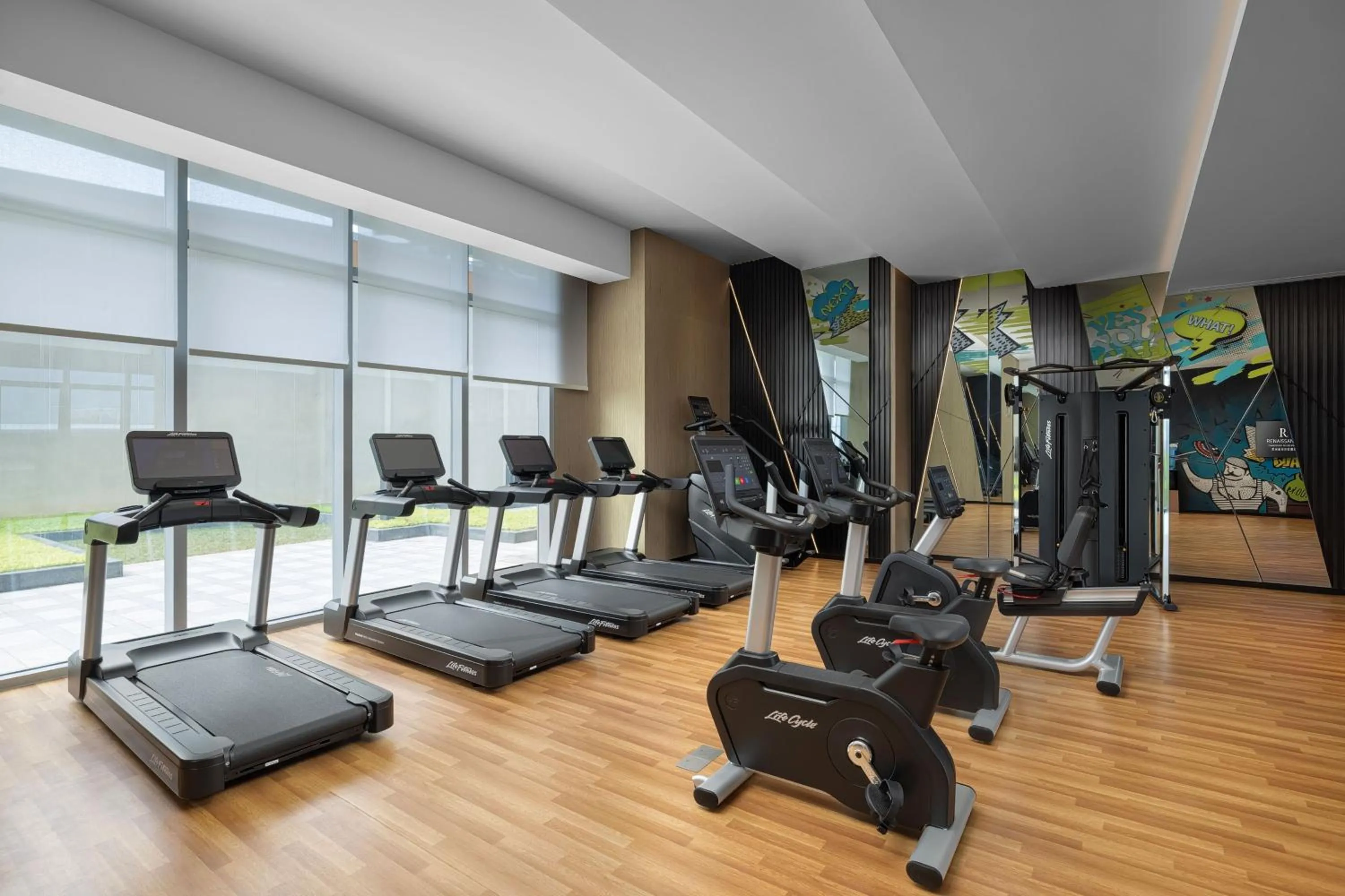 Fitness centre/facilities in Renaissance Changzhou Wujin Hotel