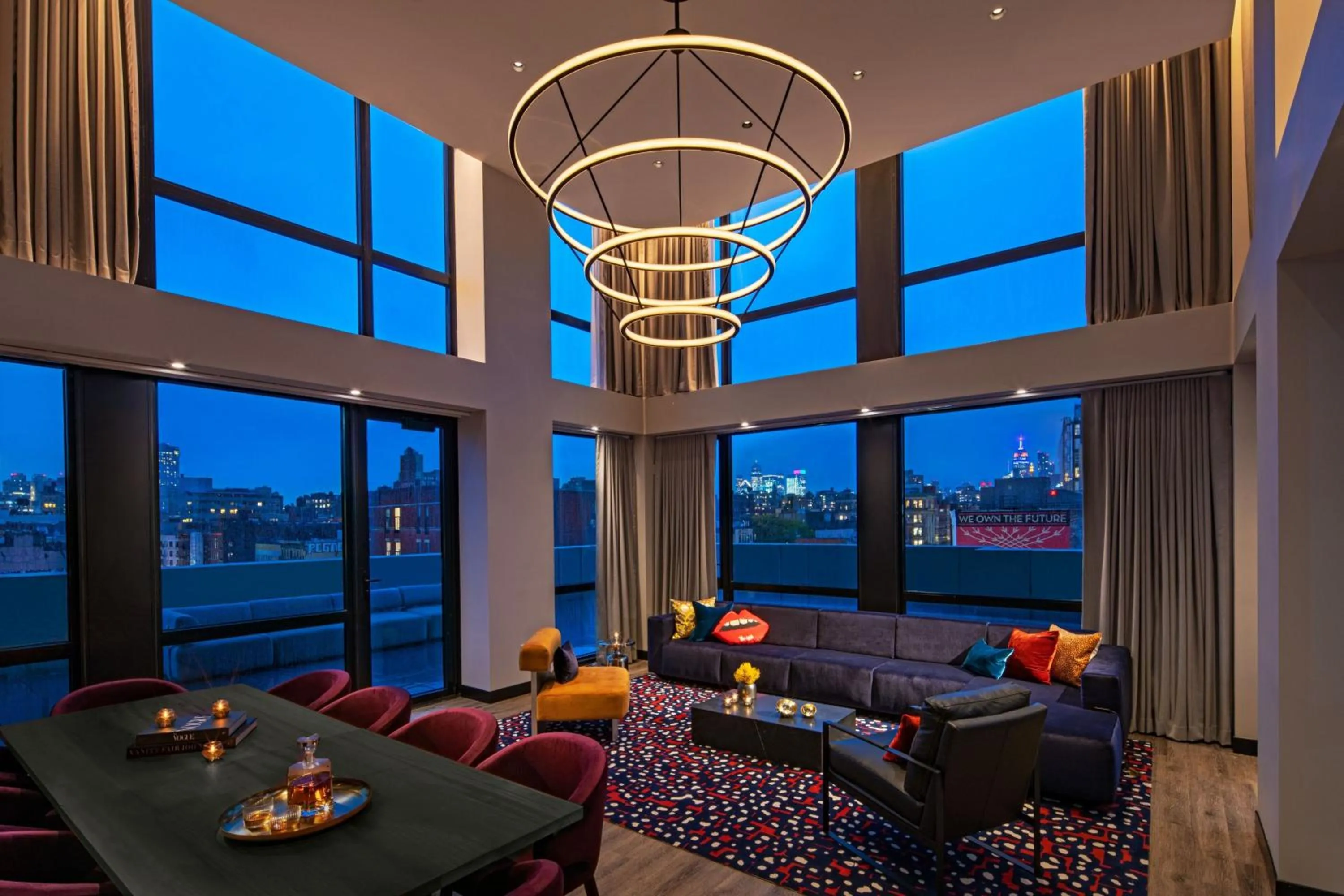 Photo of the whole room in Moxy NYC Lower East Side