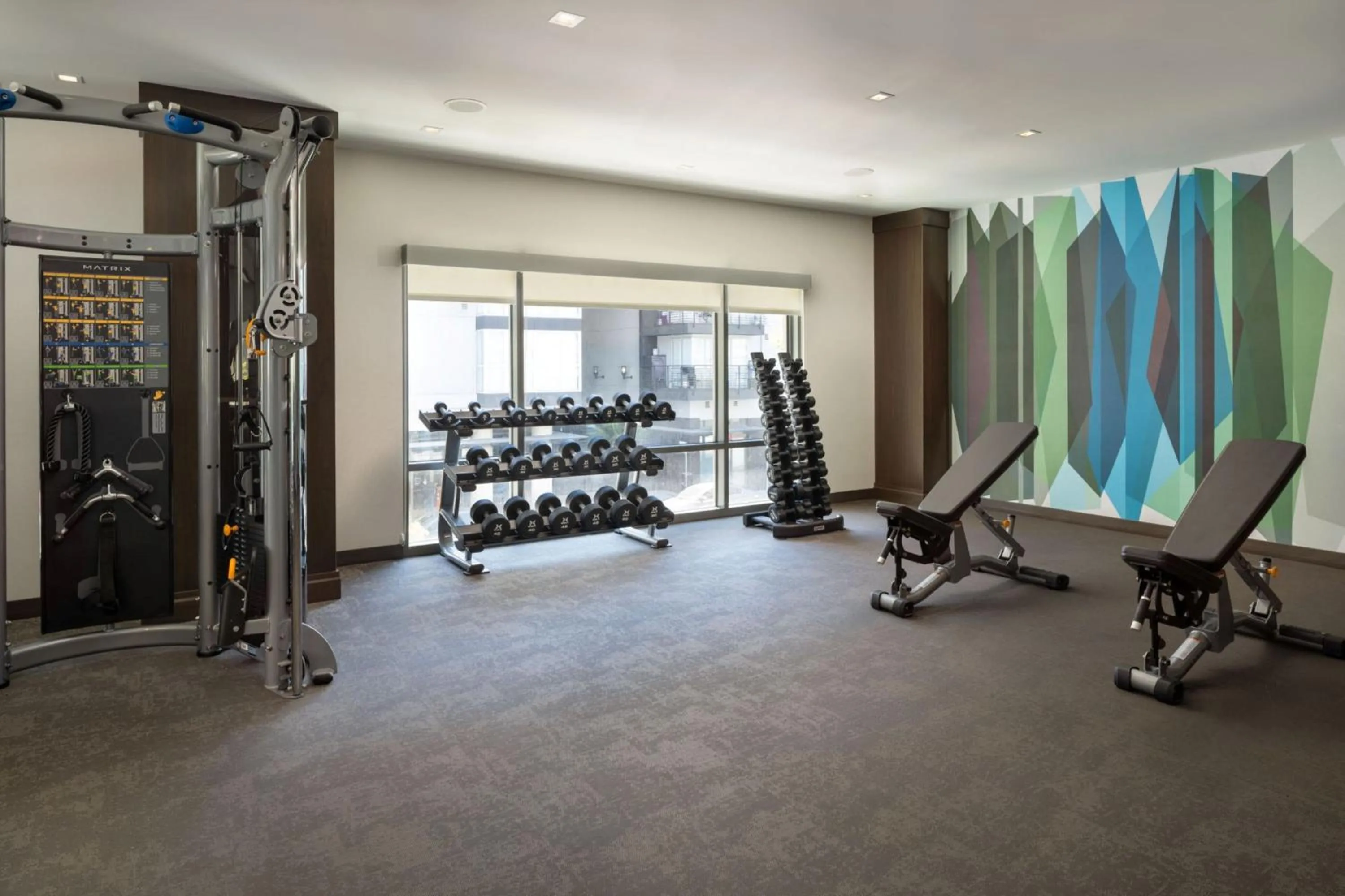 Fitness centre/facilities in AC Hotel by Marriott Oakland Downtown