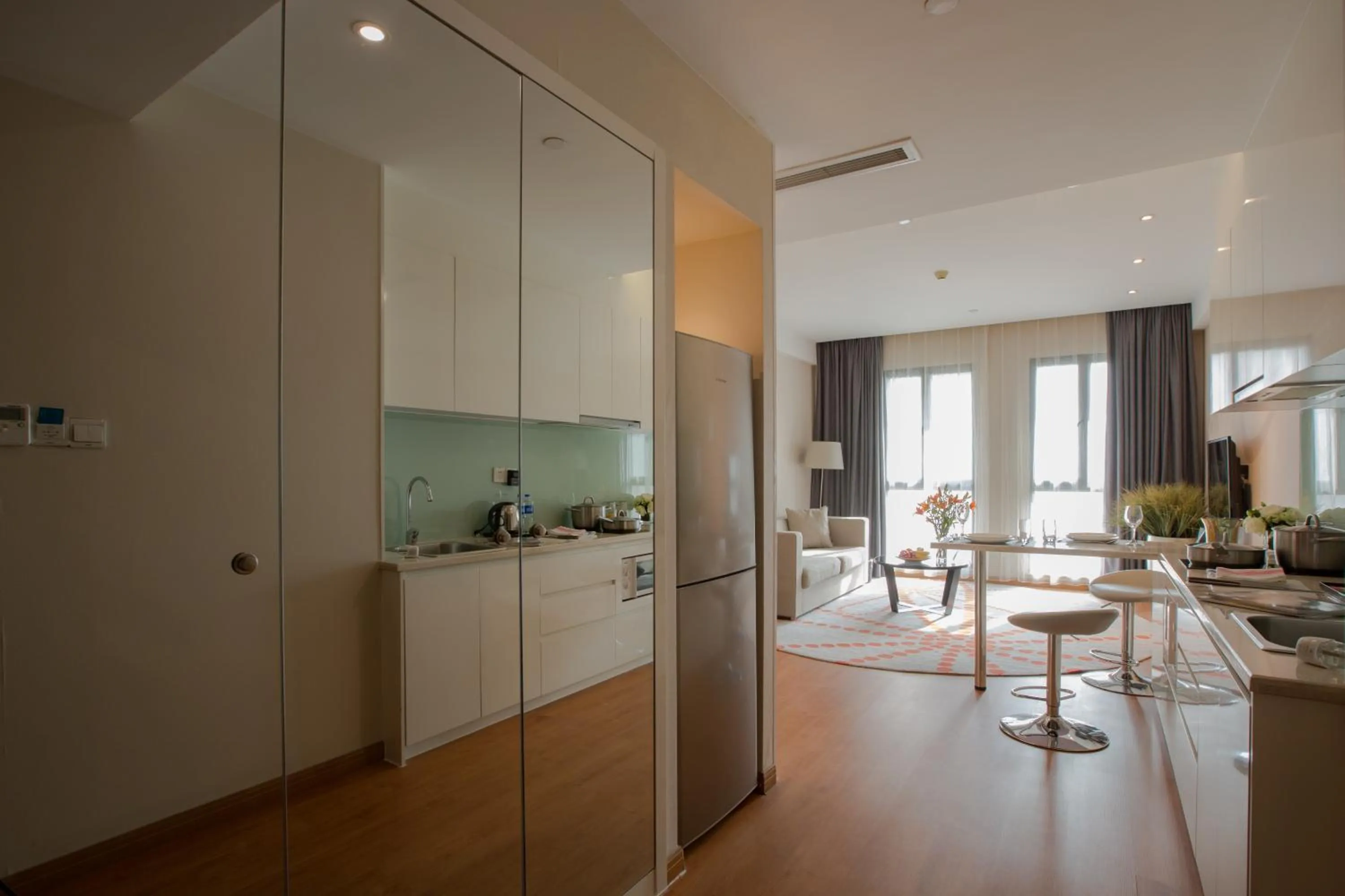 Kitchen or kitchenette in Modena By Fraser New District Wuxi