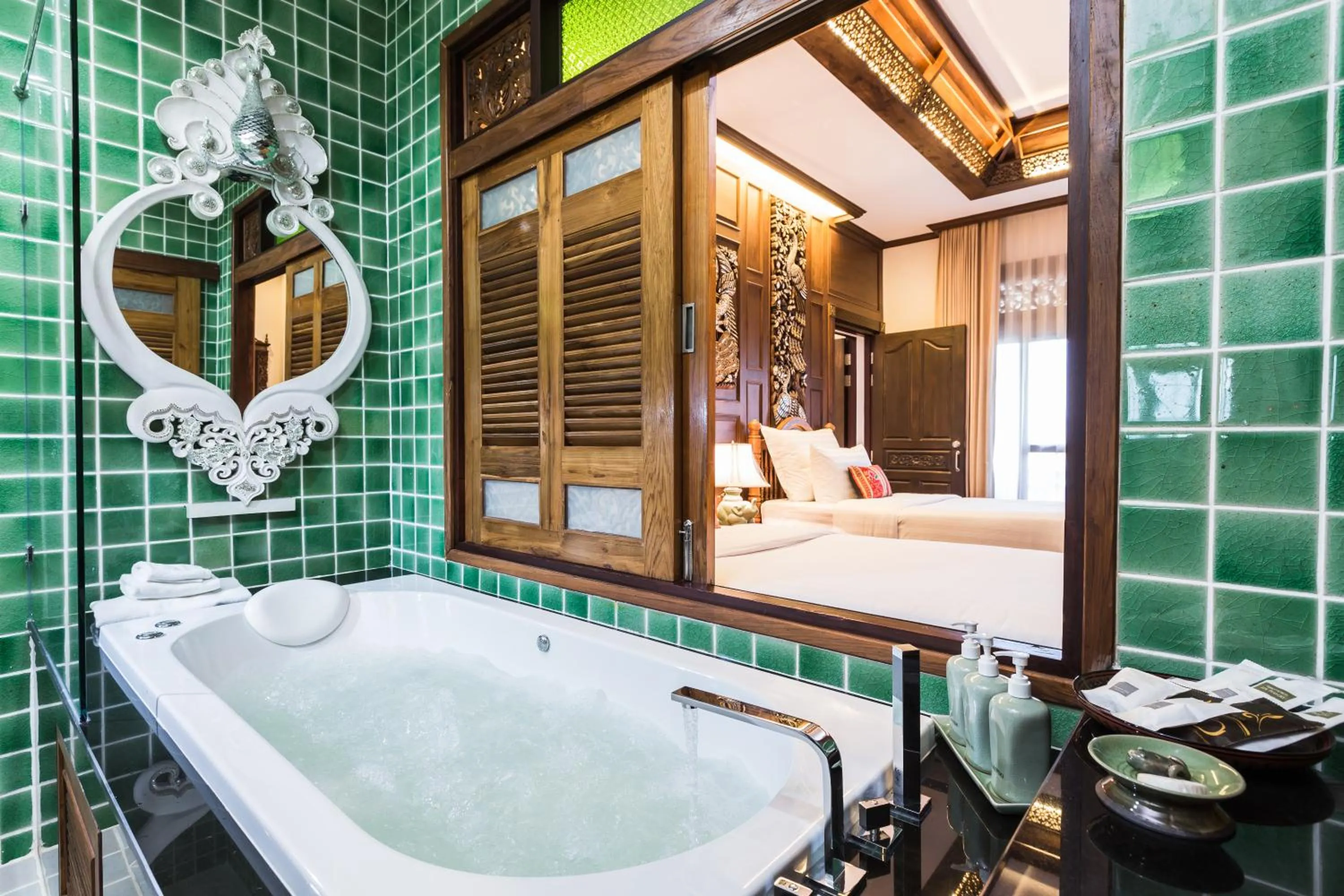 Bed in Phusanfah Resort