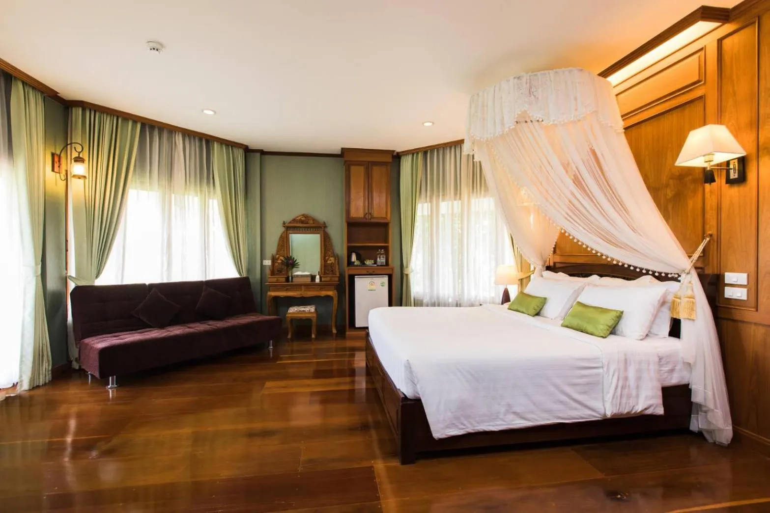 Bed in Phusanfah Resort