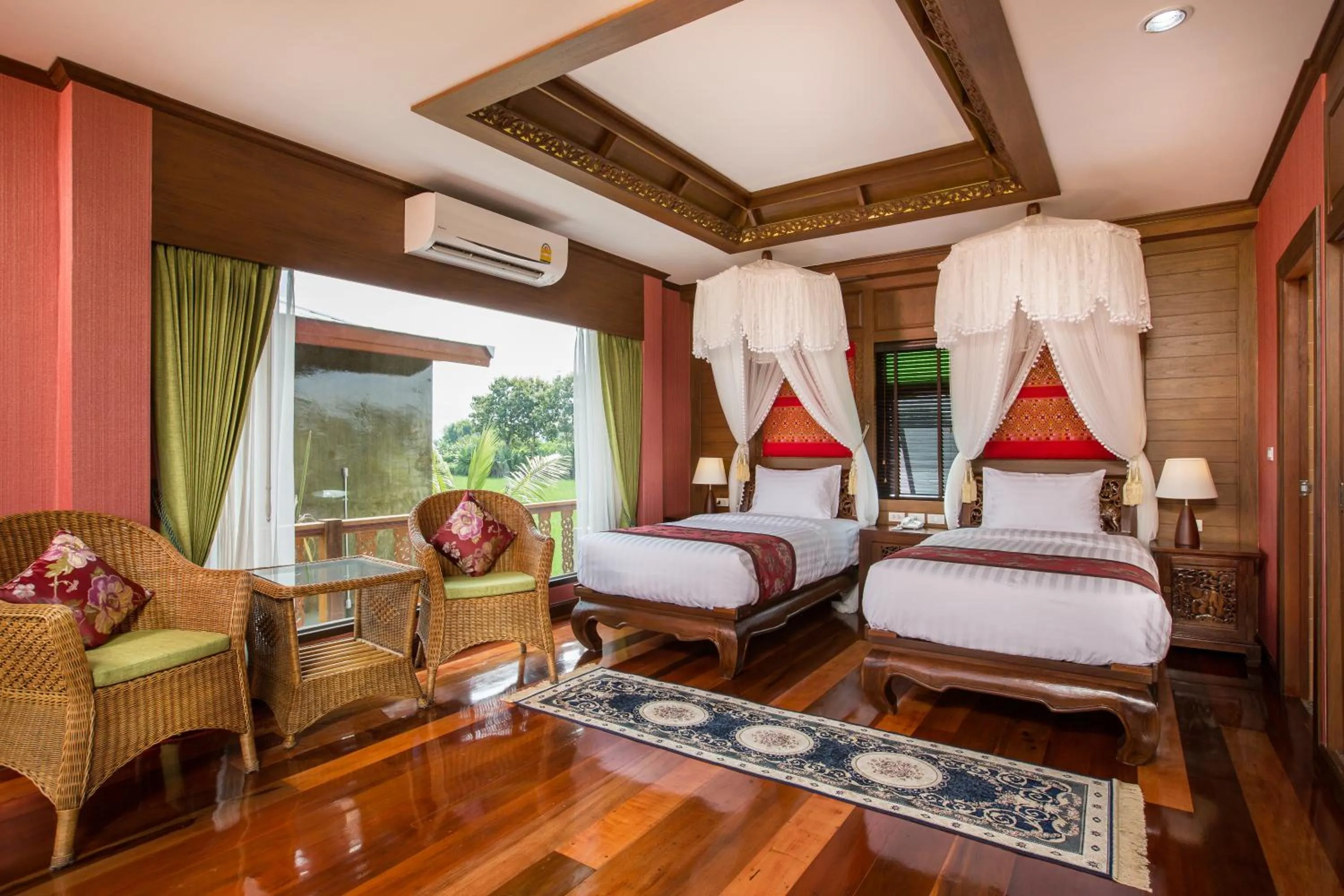 Bed in Phusanfah Resort