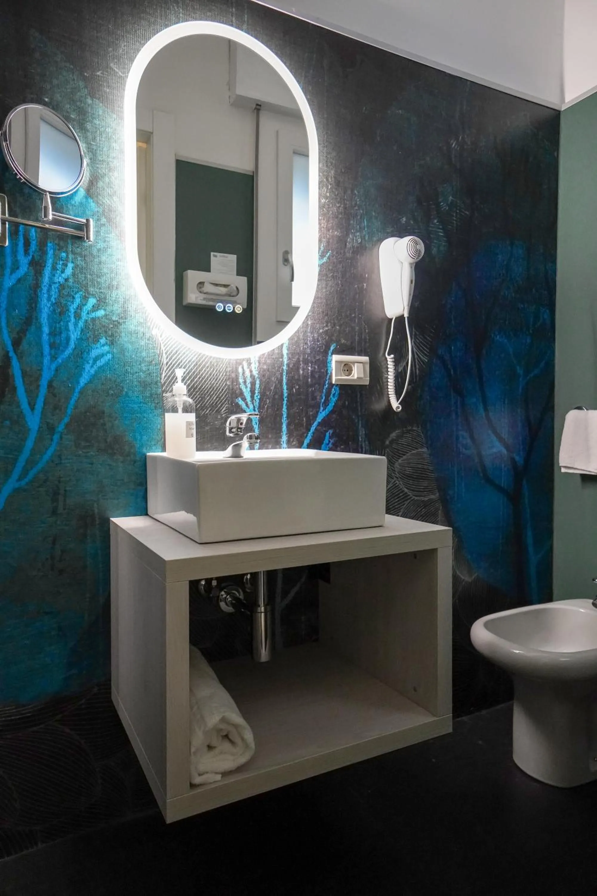 Toilet in Hotel Alemagna Bed&Breakfast Bibione Lido del Sole