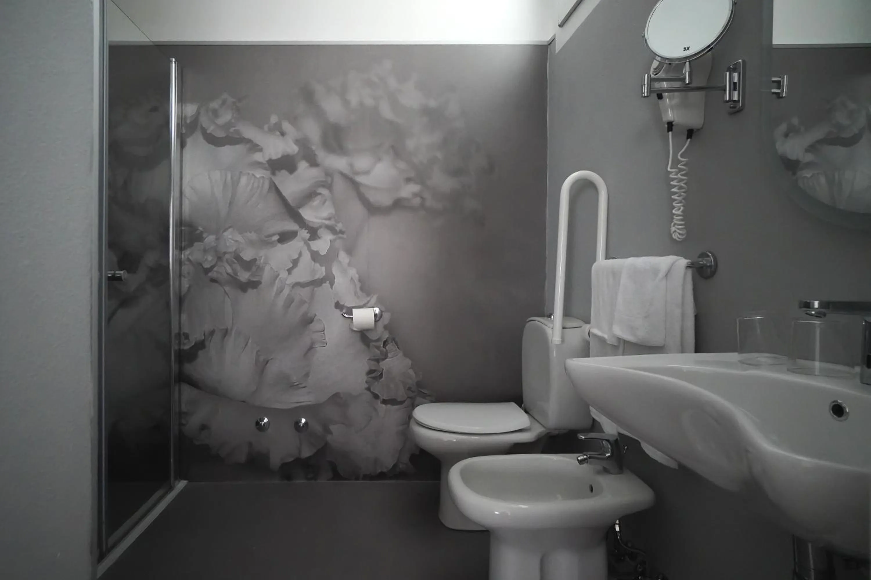 Shower in Hotel Alemagna Bed&Breakfast Bibione Lido del Sole