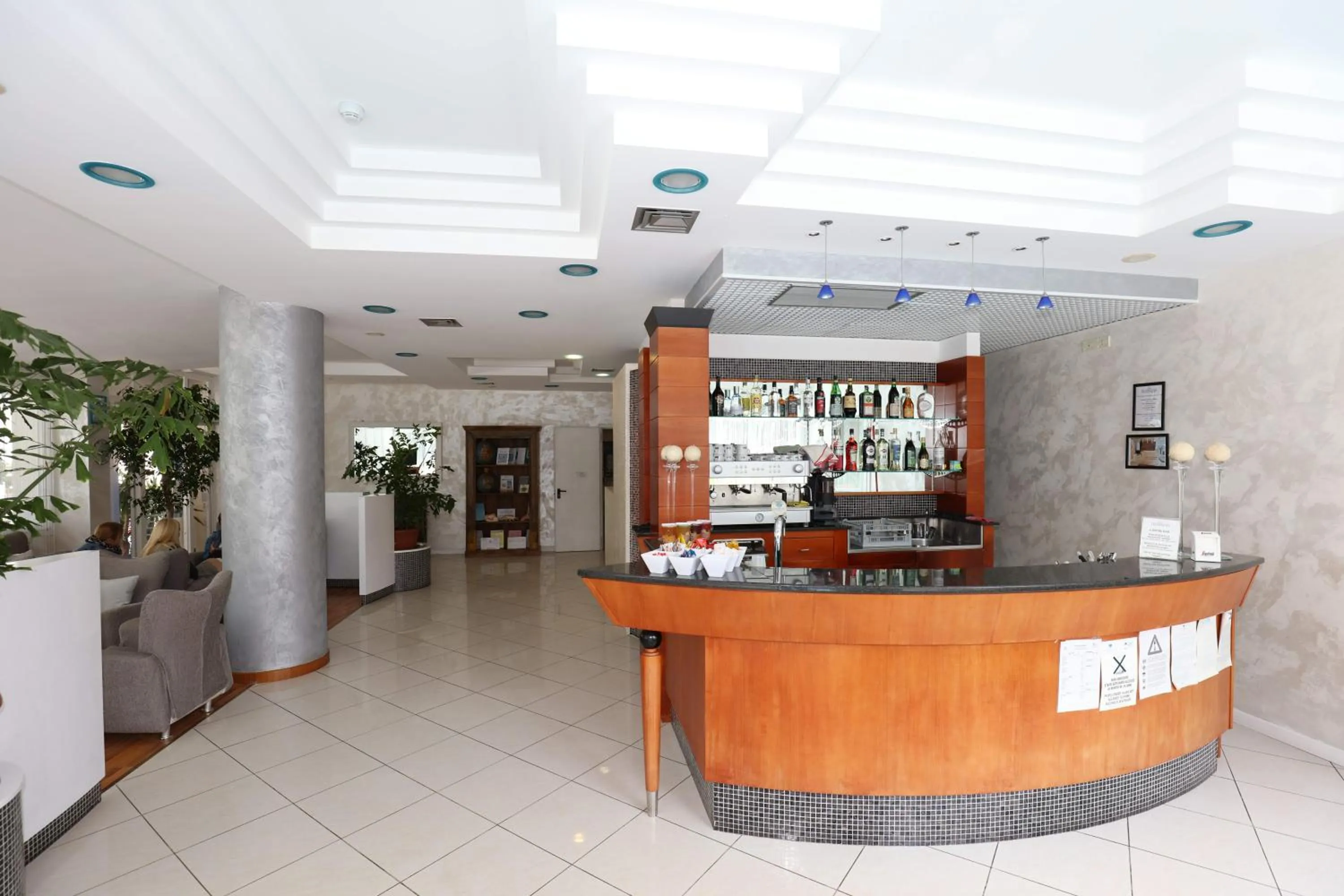 Lounge or bar in Hotel Alemagna Bed&Breakfast Bibione Lido del Sole
