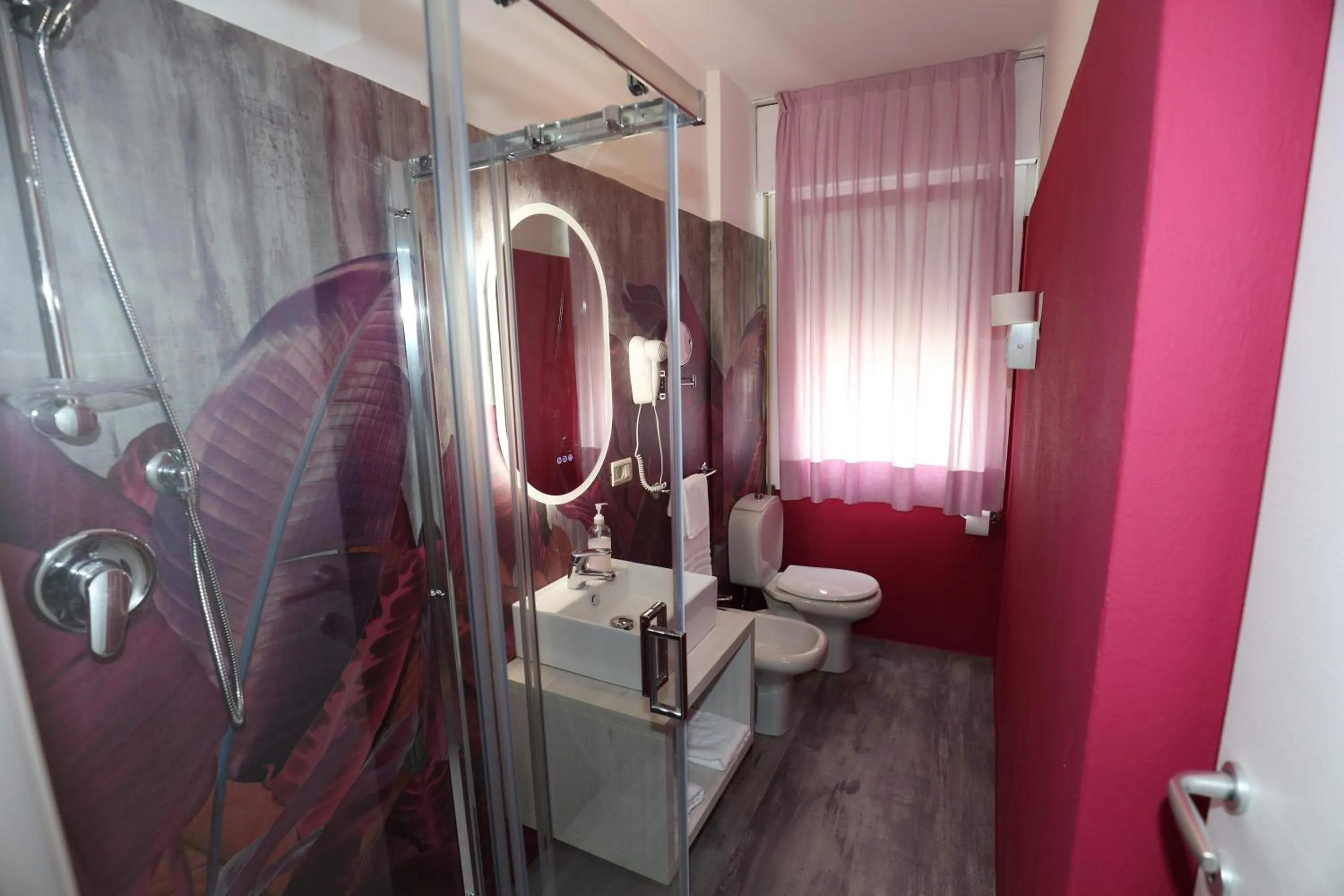 Shower in Hotel Alemagna Bed&Breakfast Bibione Lido del Sole