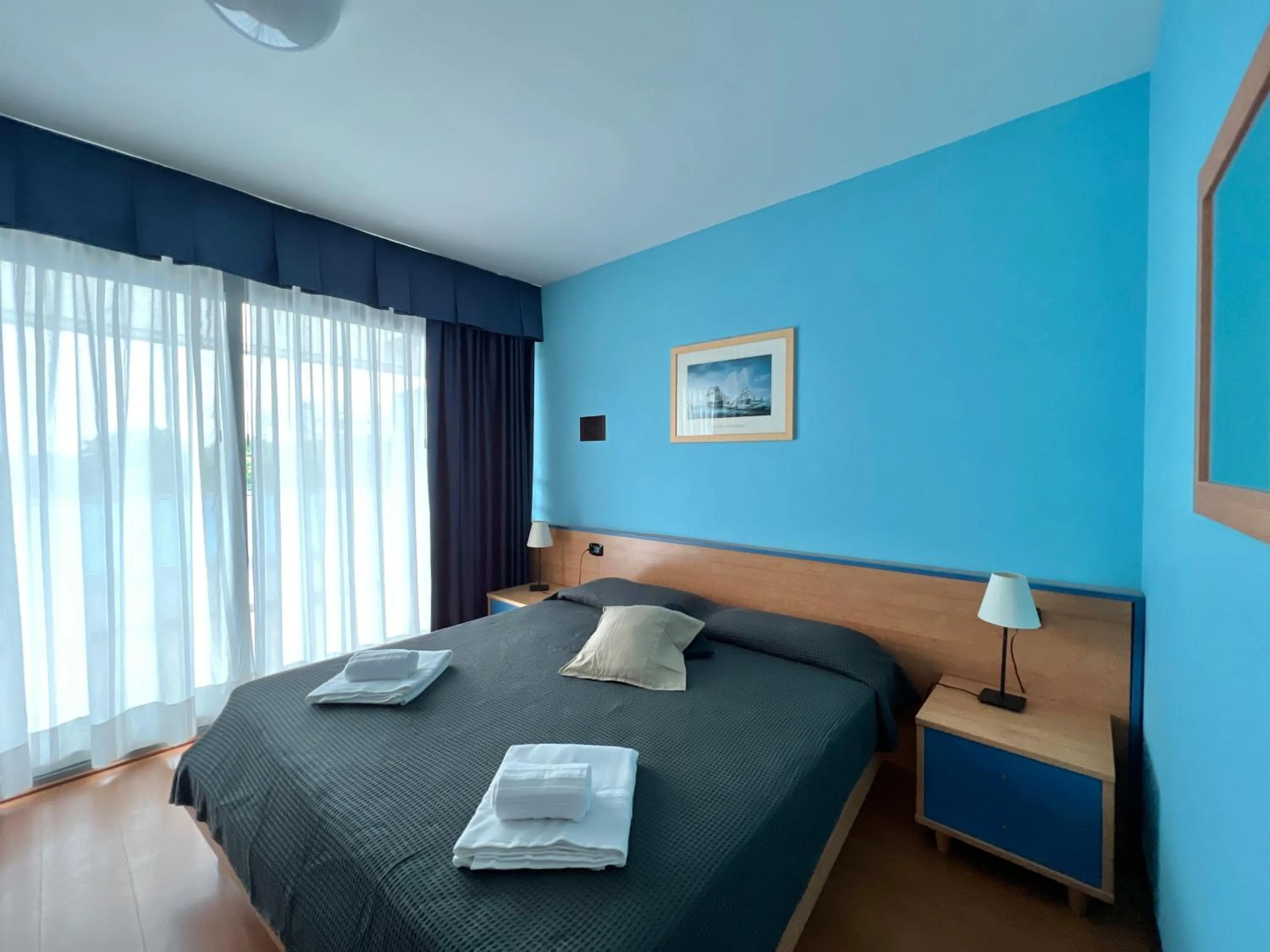 Bed in Hotel Alemagna Bed&Breakfast Bibione Lido del Sole