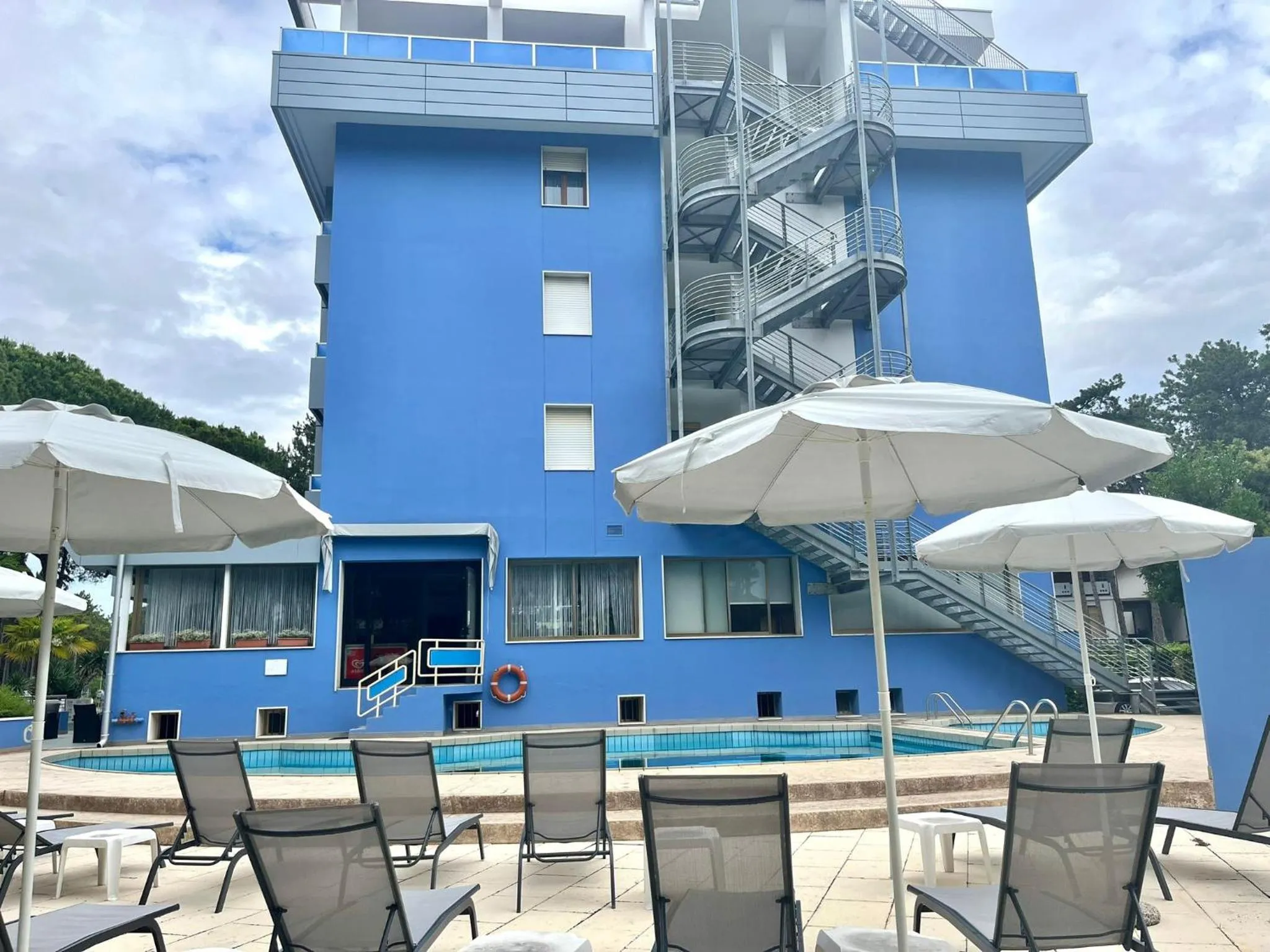 Swimming pool in Hotel Alemagna Bed&Breakfast Bibione Lido del Sole