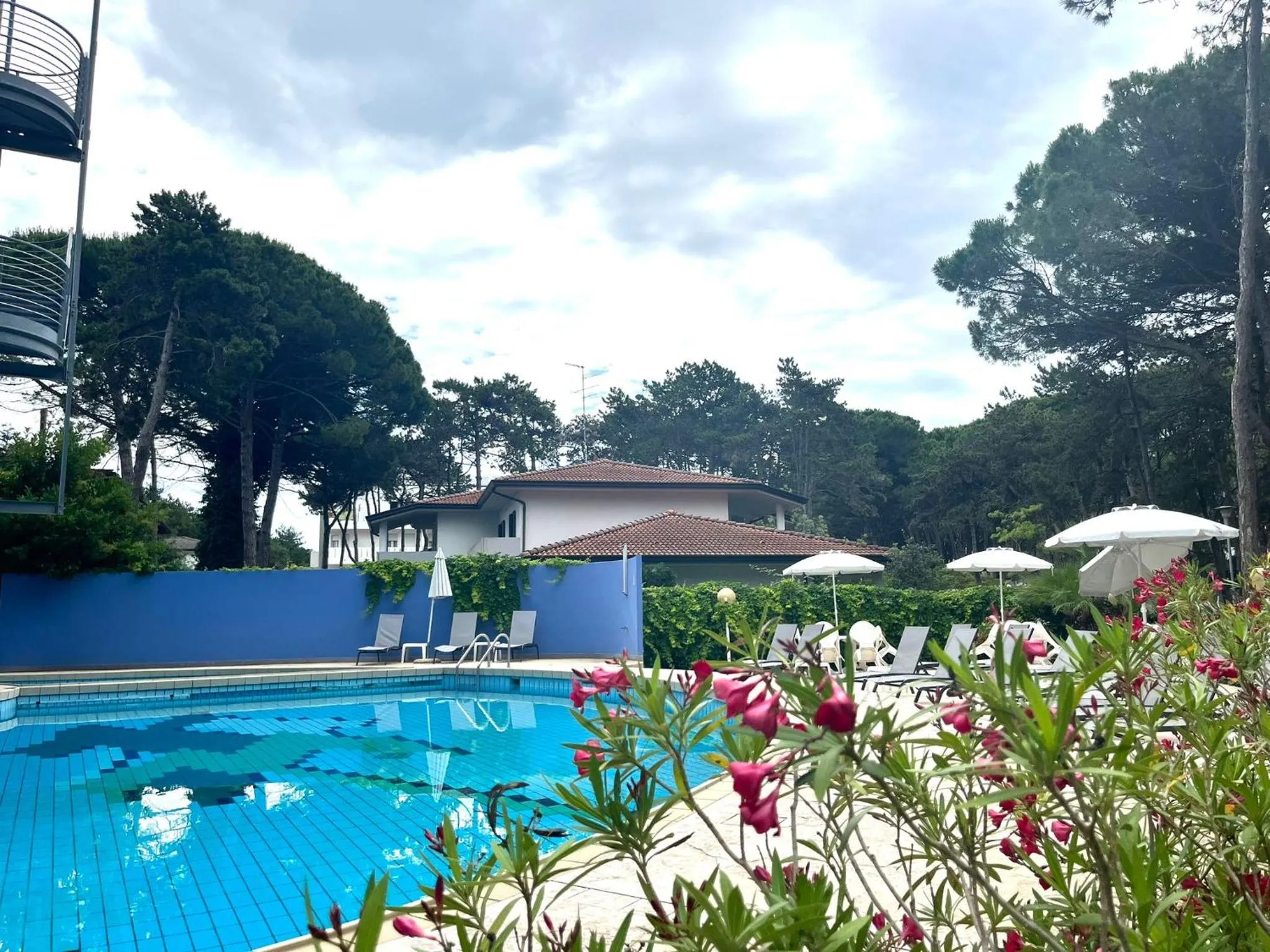 Pool view in Hotel Alemagna Bed&Breakfast Bibione Lido del Sole