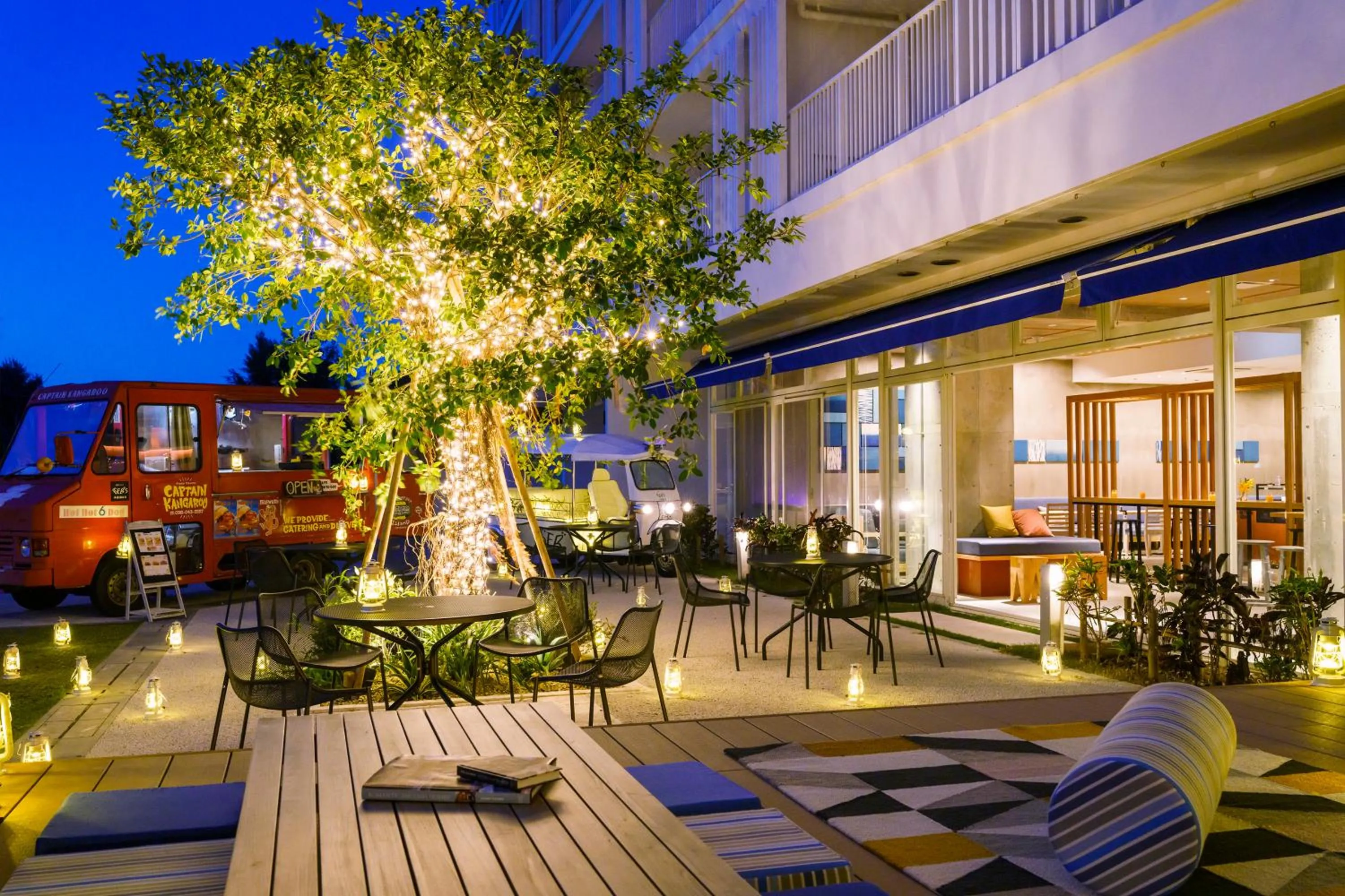 Property building in BEB5 Okinawa Seragaki by Hoshino Resorts