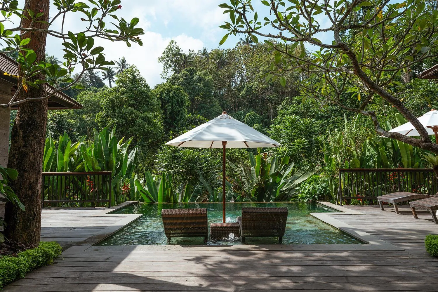 Pool view in The Lokha Ubud Resort, Villas & SPA
