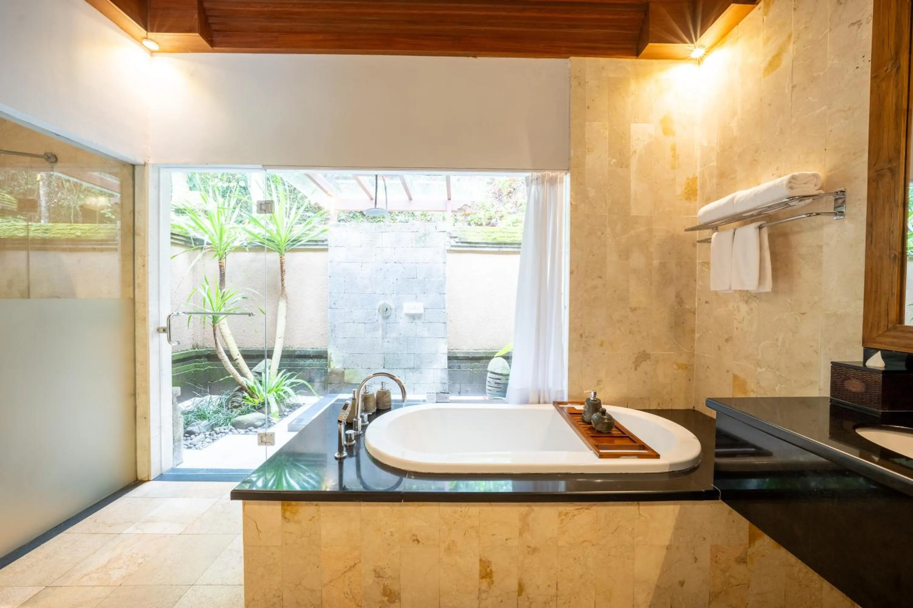 Bathroom in The Lokha Ubud Resort, Villas & SPA