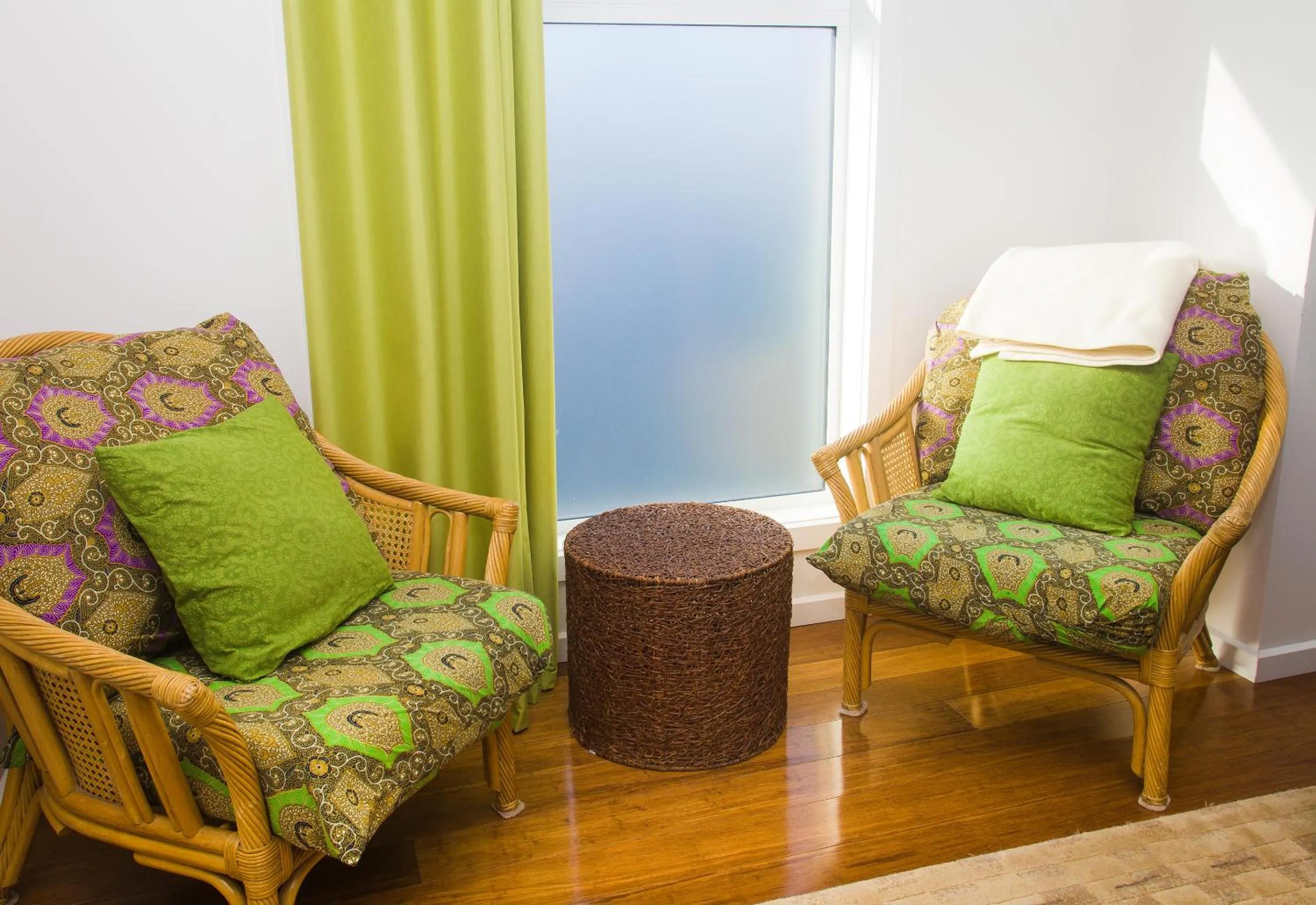 Living room, Seating Area in One of a Kind Apartments