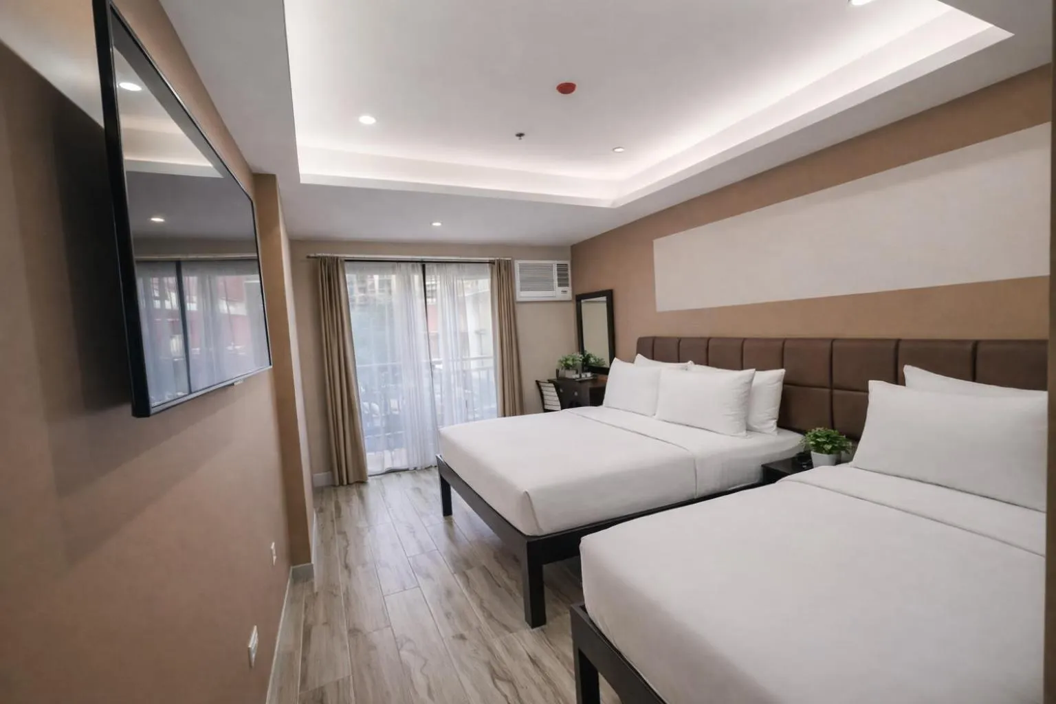 Bedroom, Bed in Red Coco Inn de Boracay