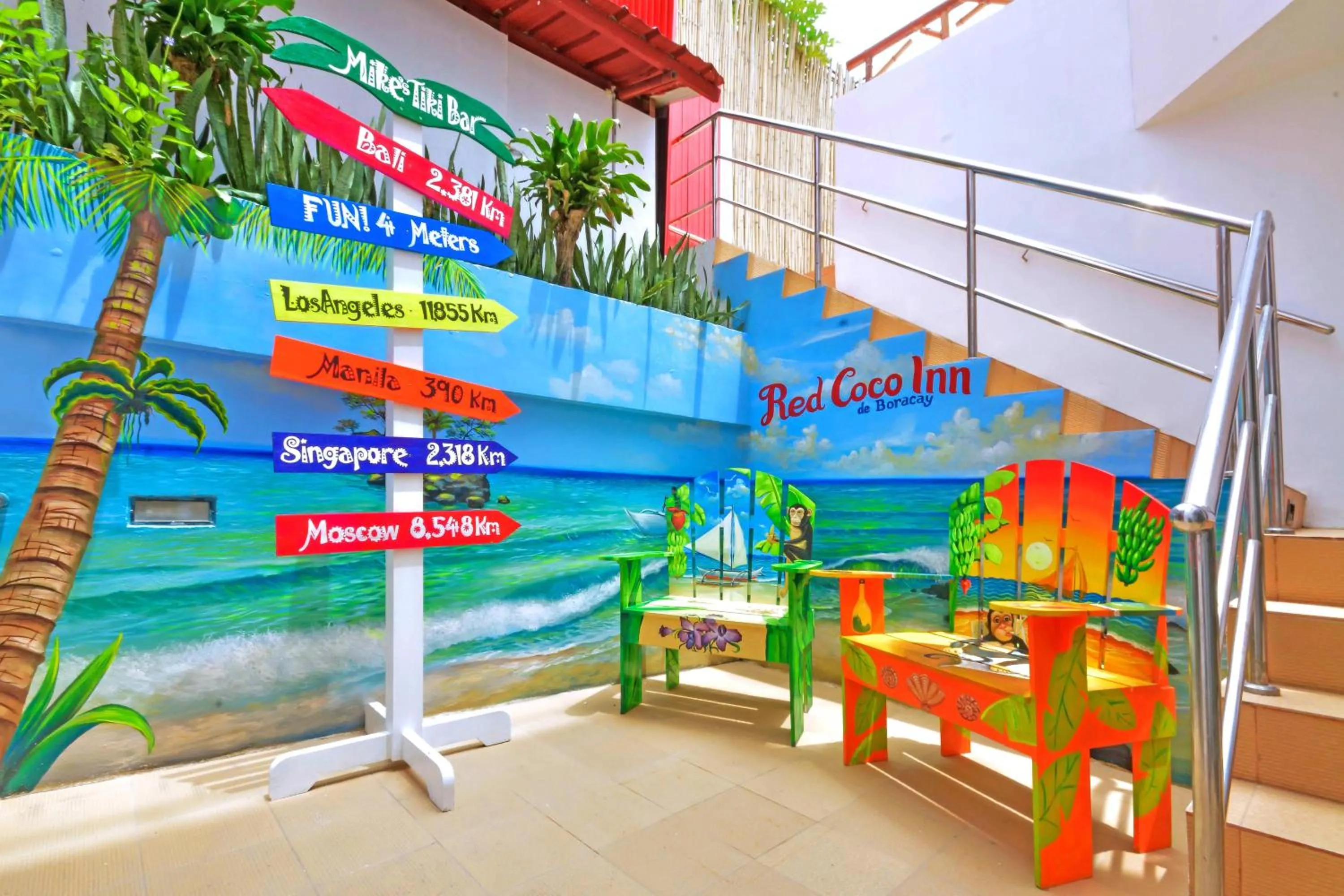 Property building in Red Coco Inn de Boracay