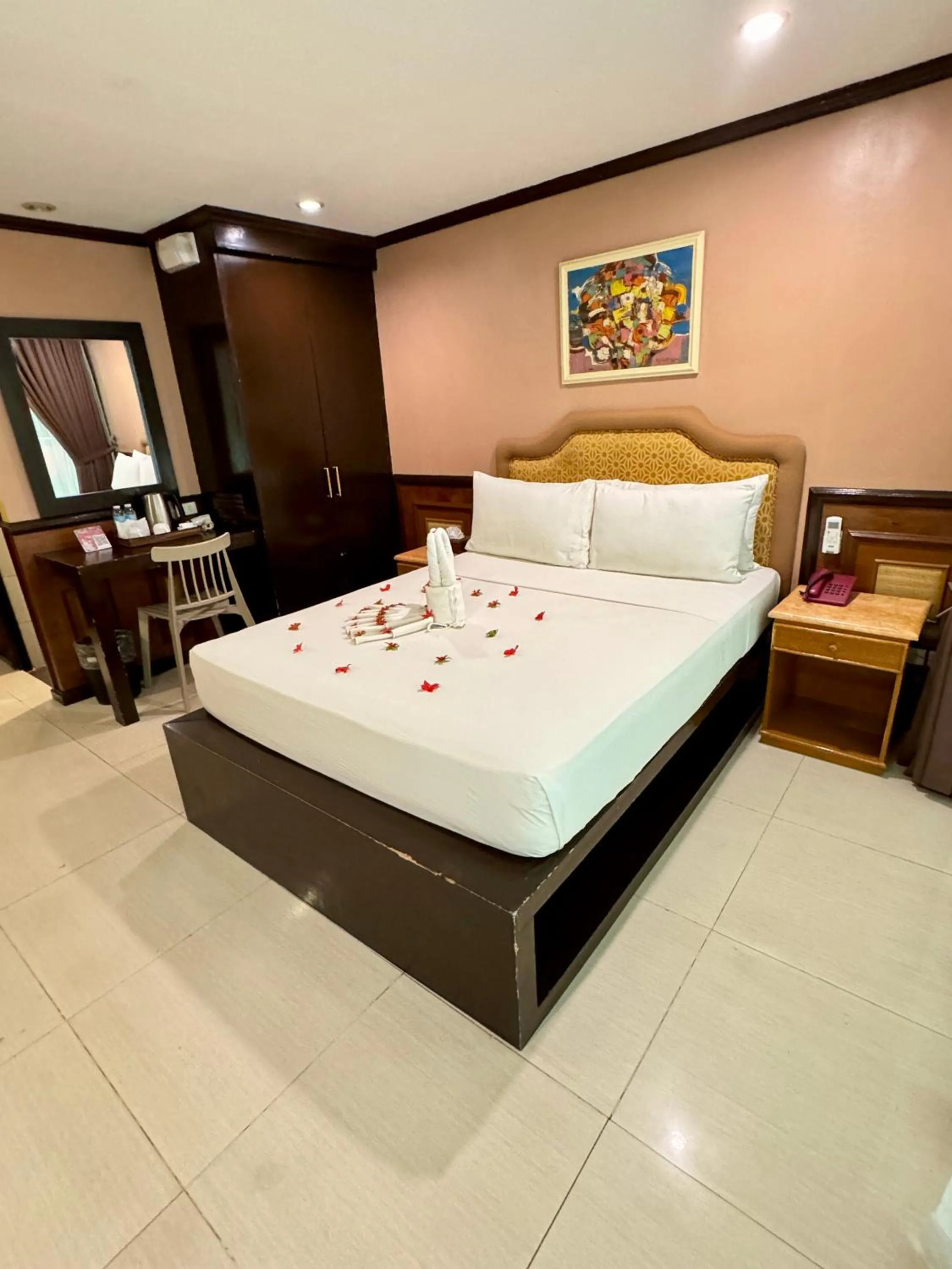 Bed in Red Coco Inn de Boracay