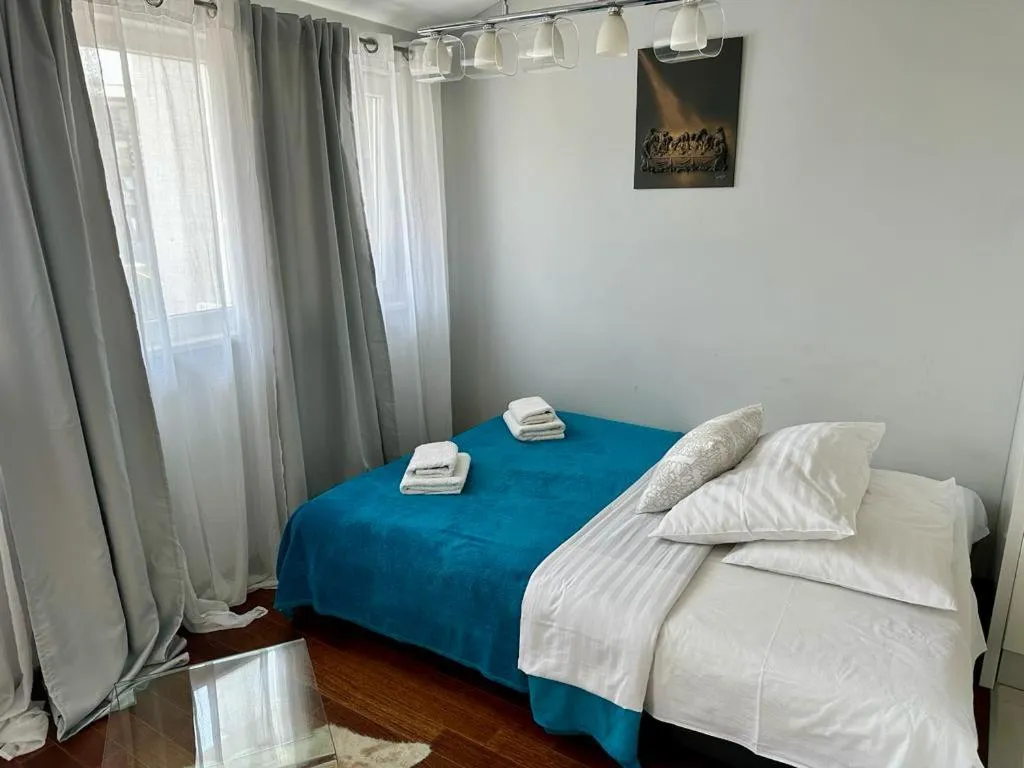 Bed in Deluxe Suites Mandić