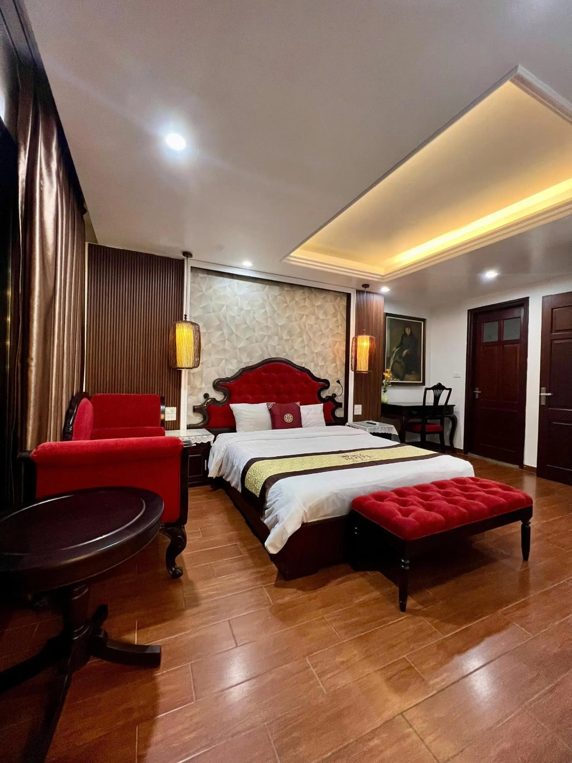 Bed in Art Hotel Ha Noi