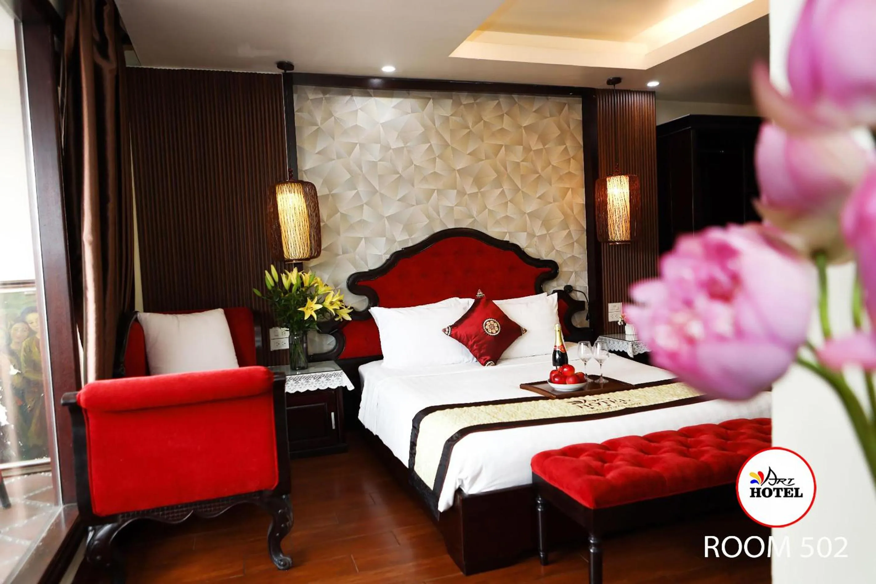 Bedroom, Bed in Art Hotel Ha Noi