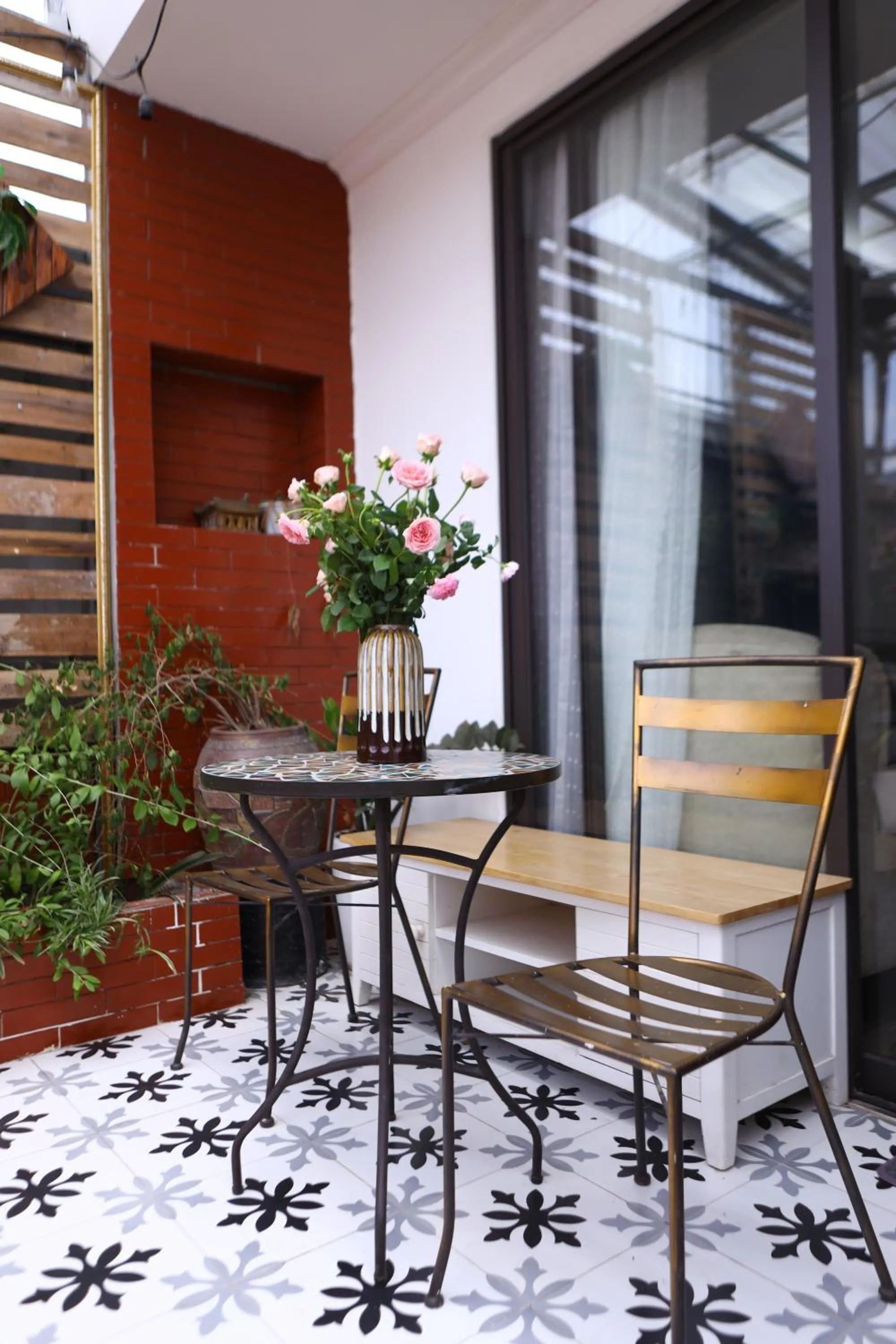 Balcony/Terrace in Art Hotel Ha Noi