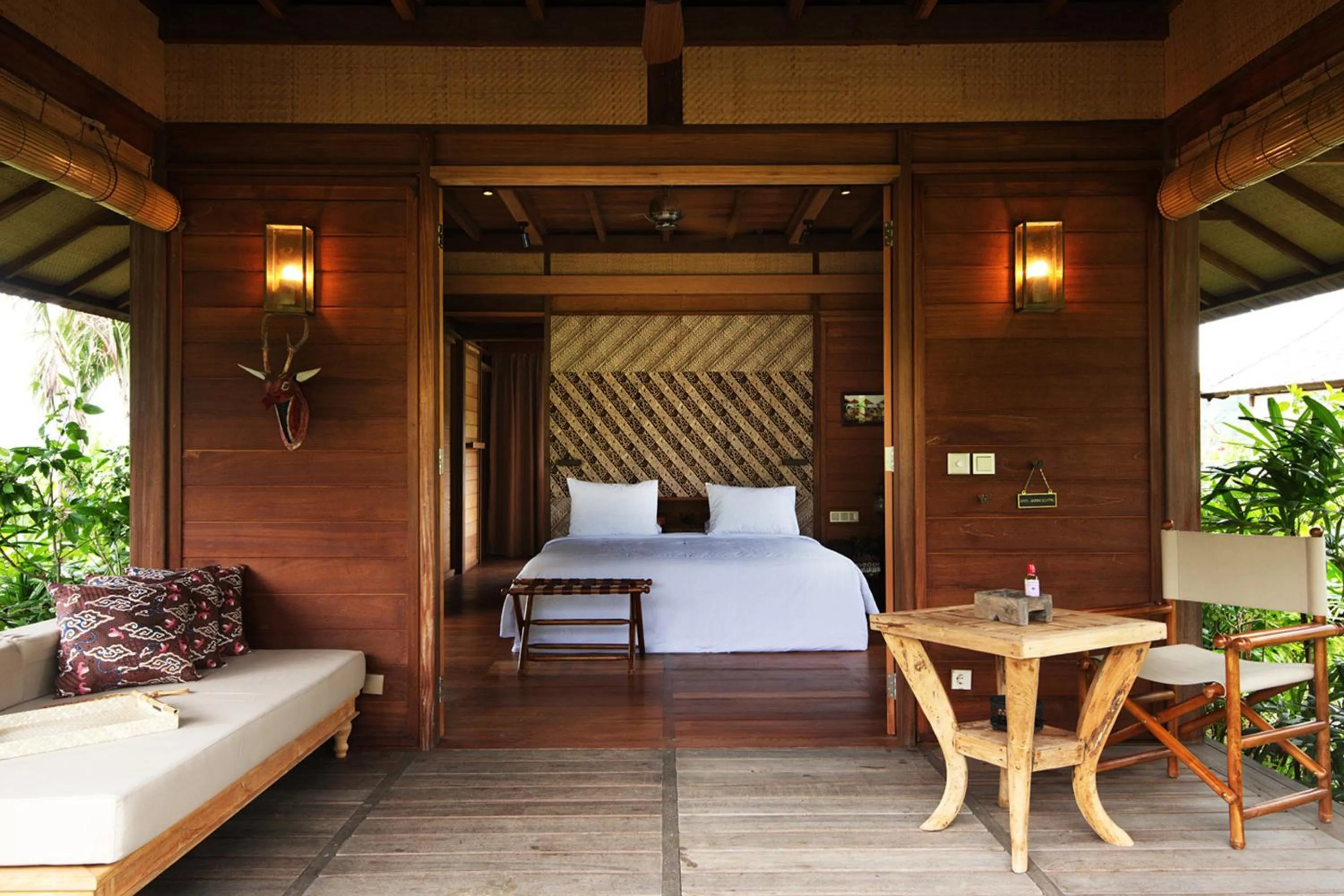 Balcony/Terrace, Bed in Sanak Retreat Bali