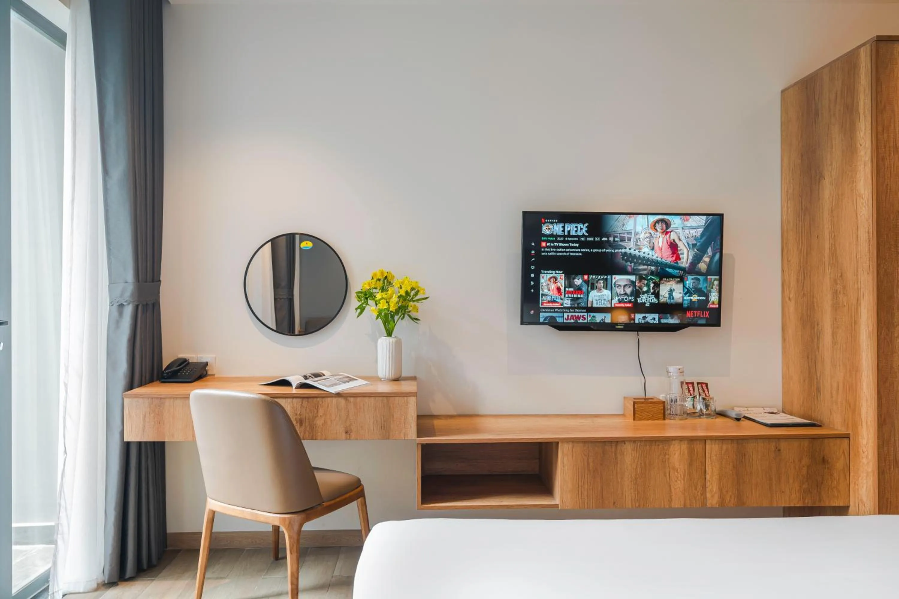 Bed in TTR Central Apart Hotel