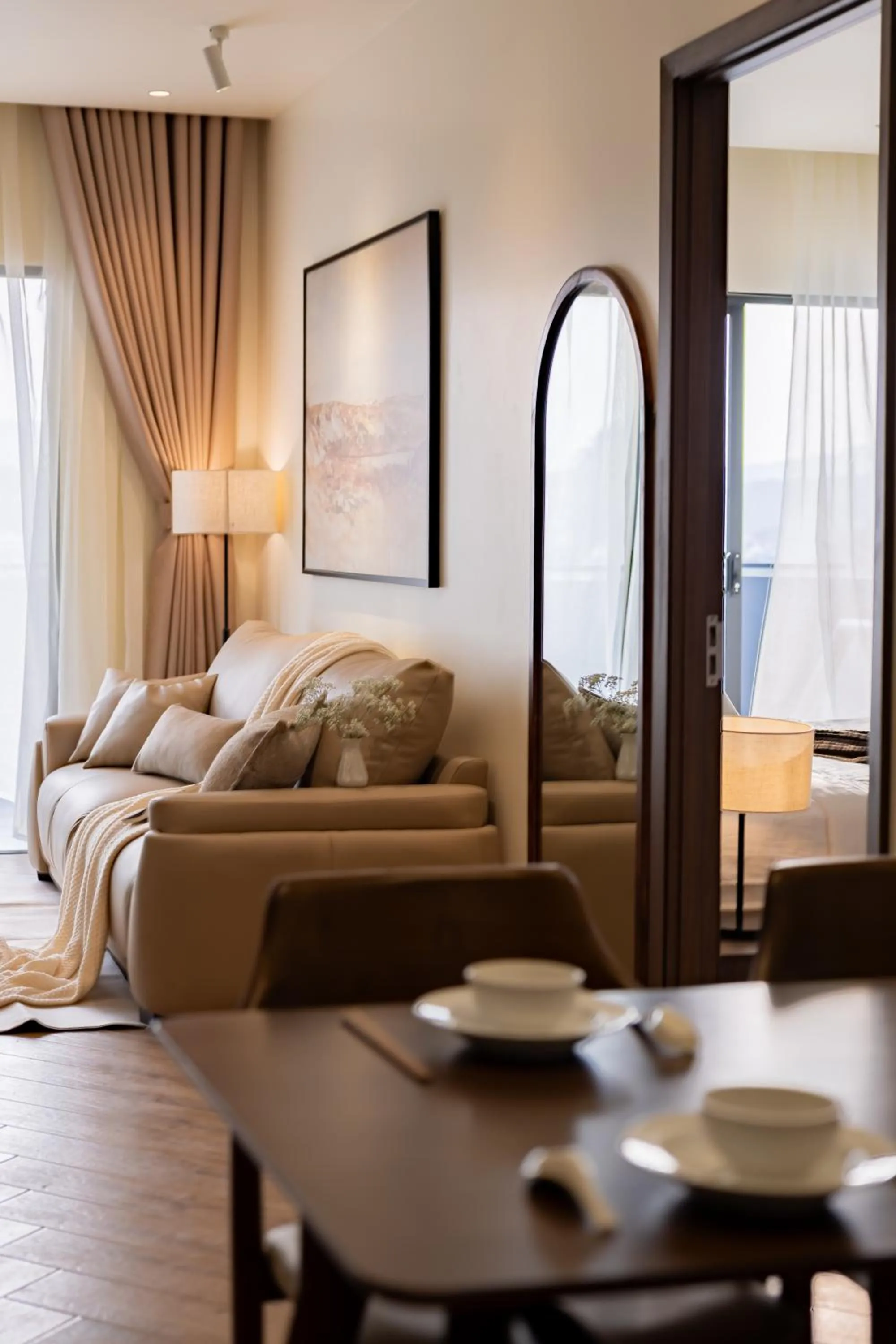 Bed in TTR Central Apart Hotel