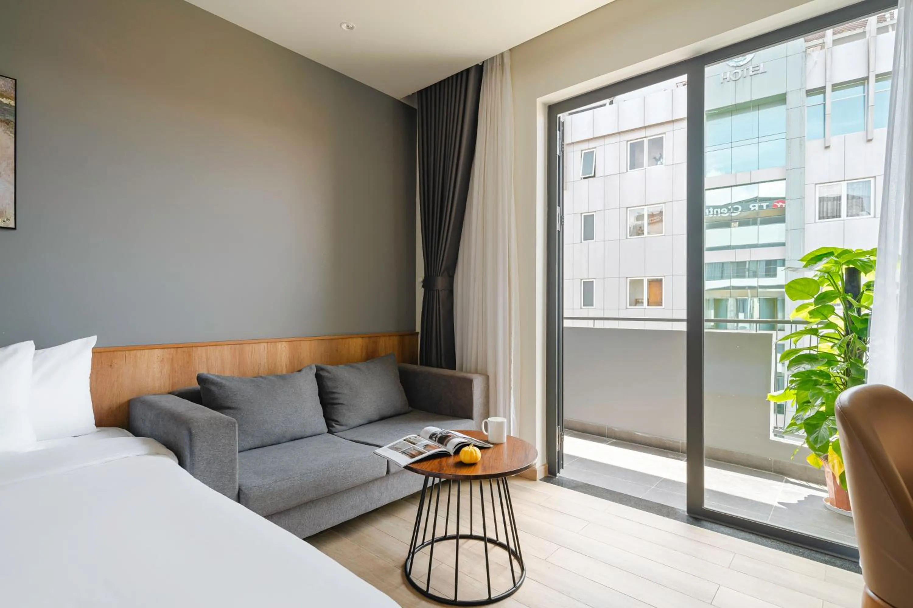 Bed in TTR Central Apart Hotel