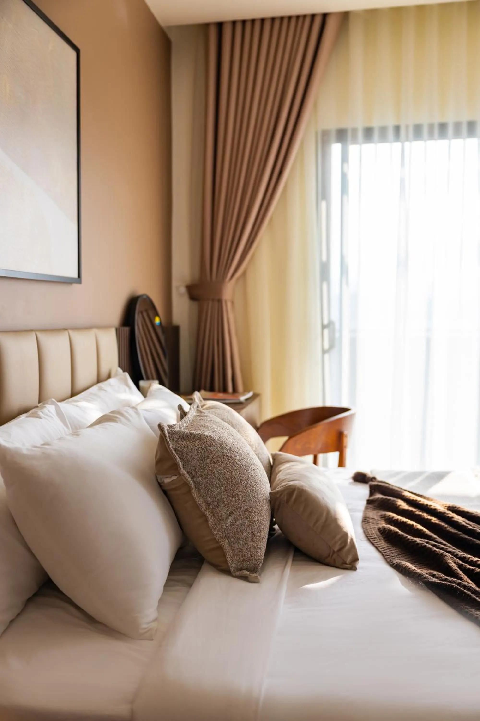 Bed in TTR Central Apart Hotel