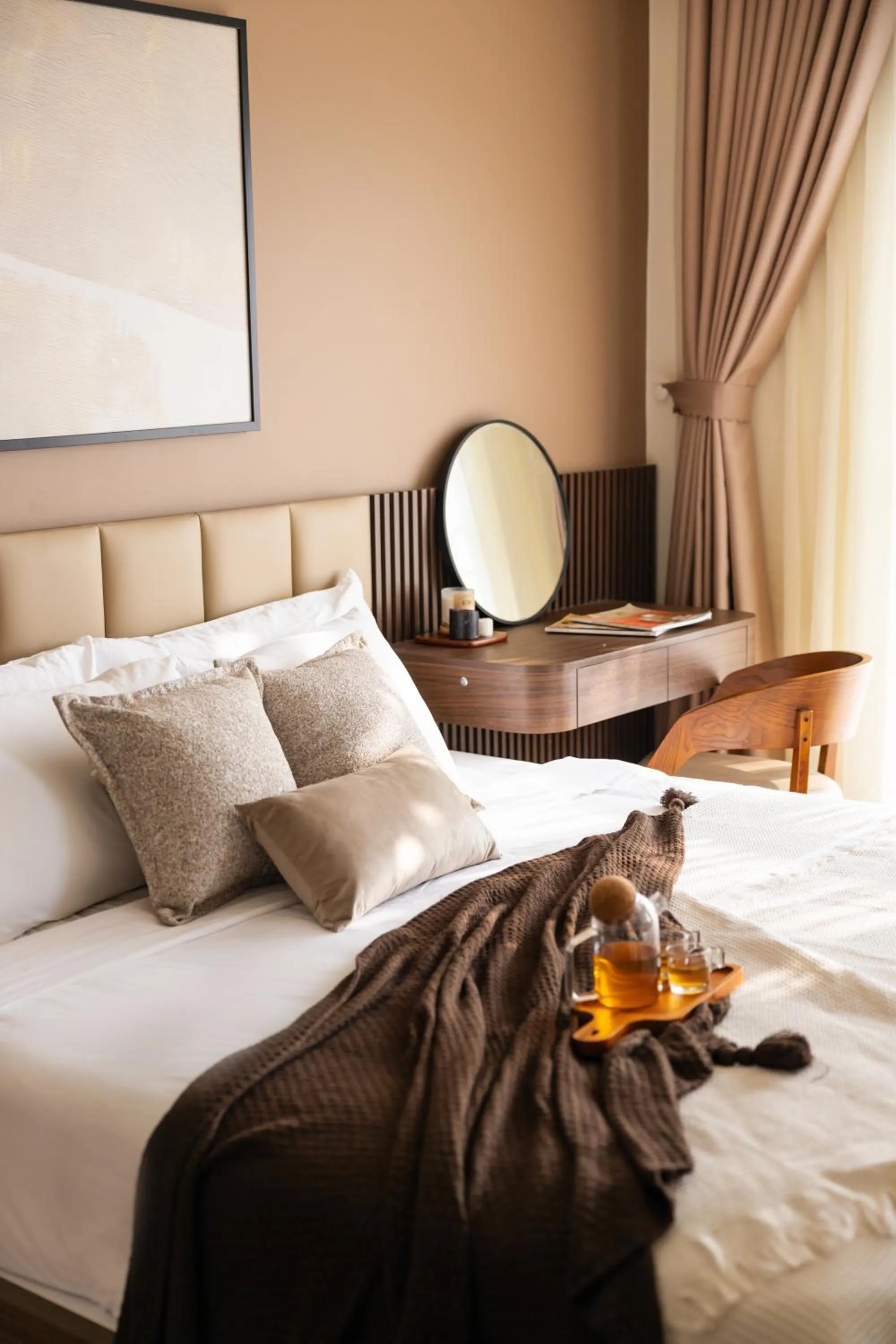 Bed in TTR Central Apart Hotel