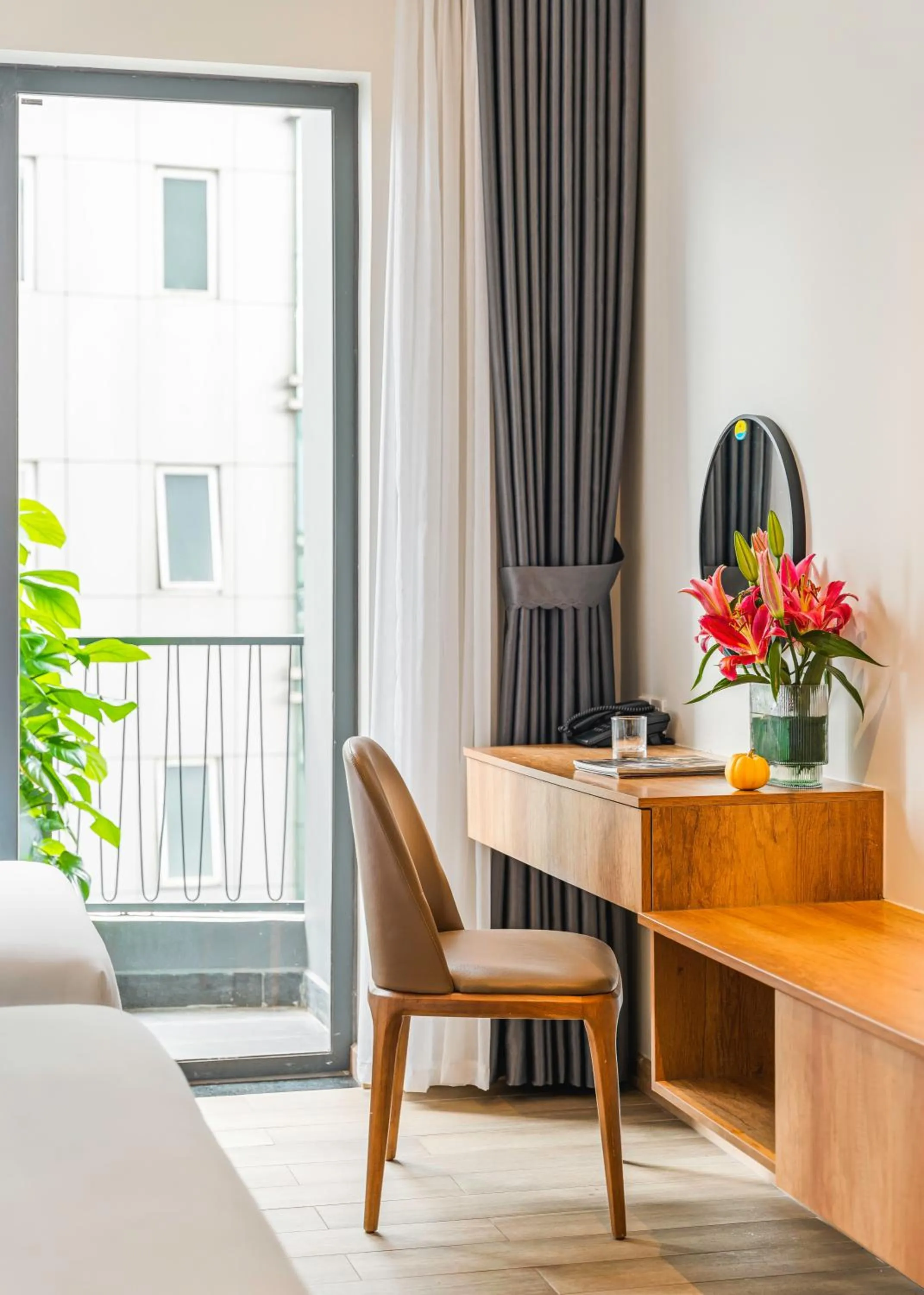 Bed in TTR Central Apart Hotel