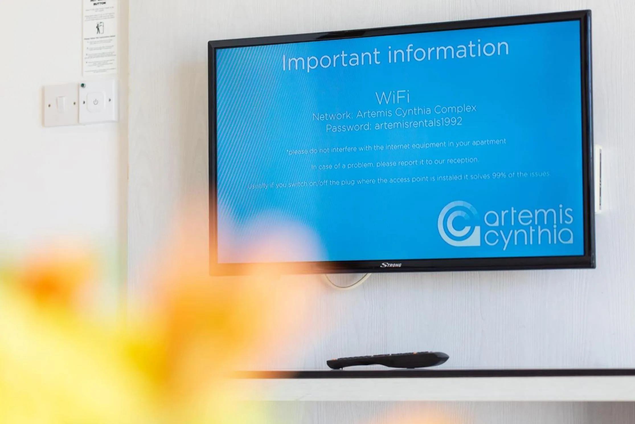 TV and multimedia in Artemis Cynthia Complex