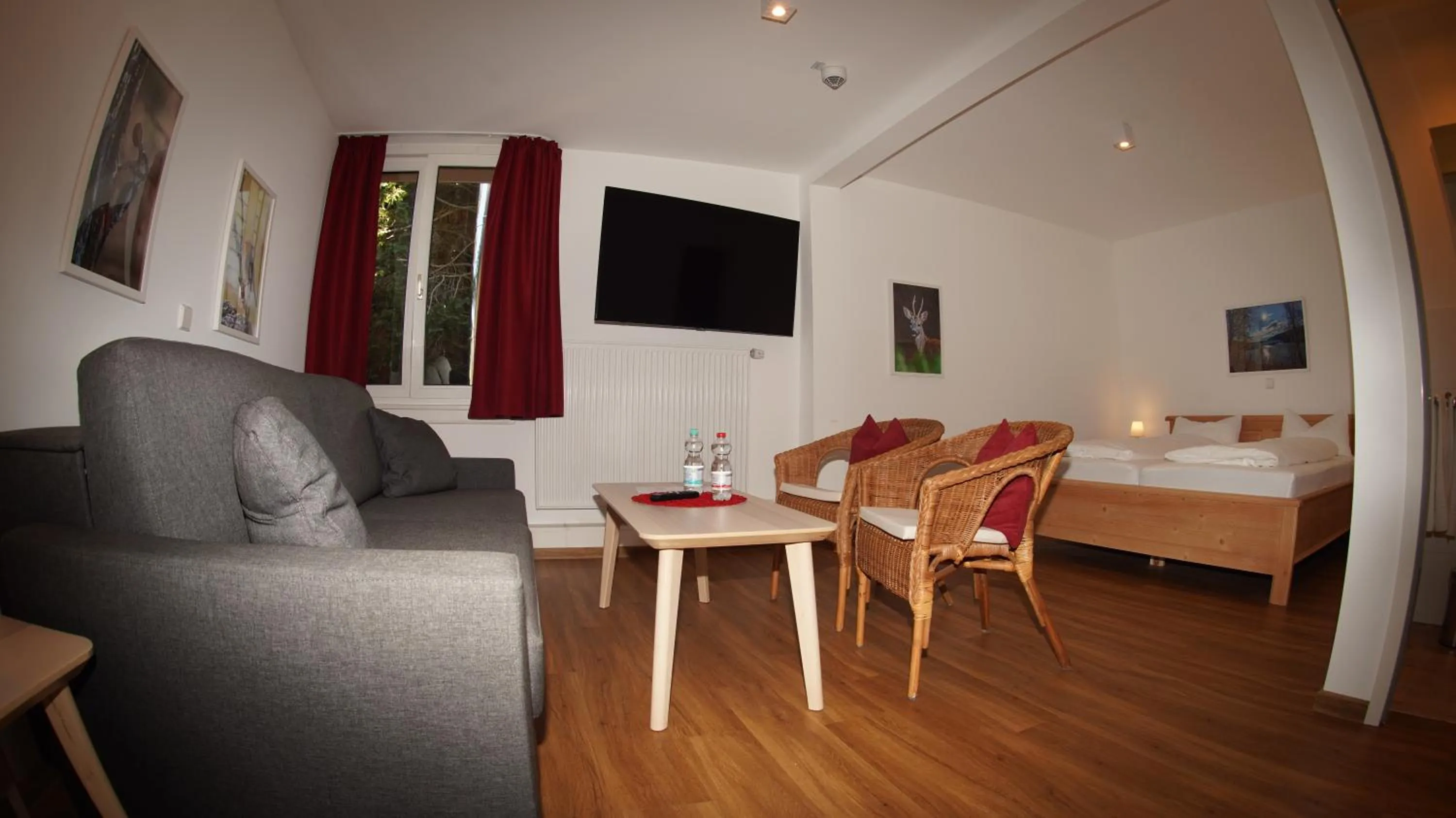 Living room, Bed in Gasthof Lafette