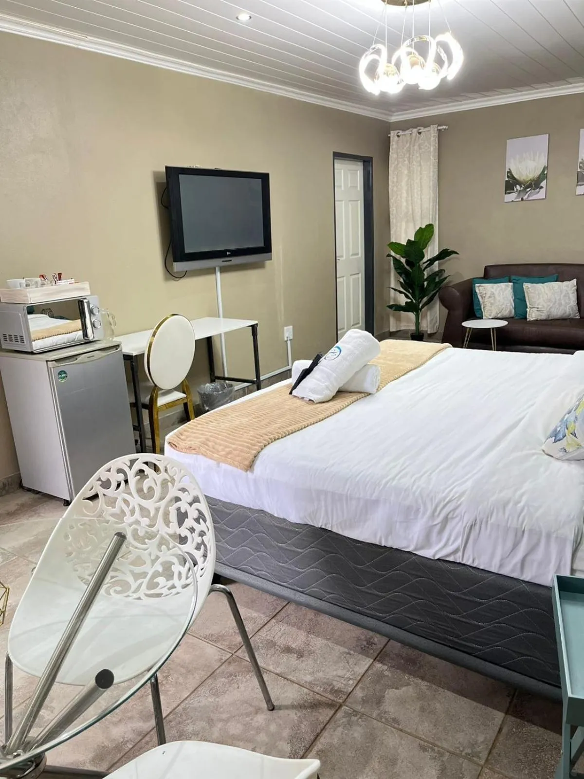 Bed in St Eve Lodge & Spa