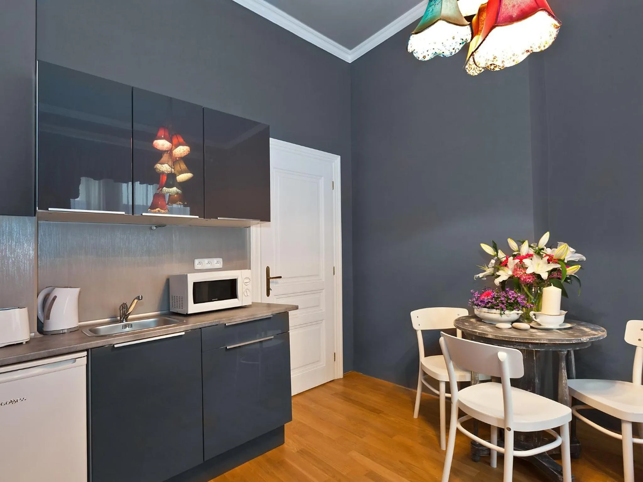 Kitchen or kitchenette in Royal Prague City Apartments