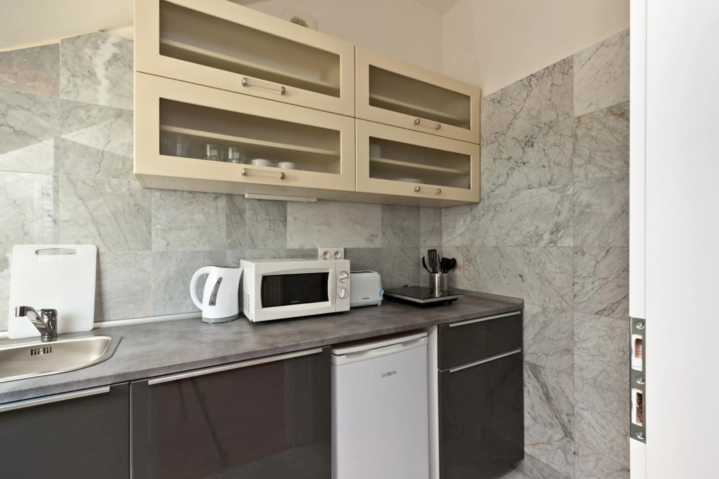 Kitchen or kitchenette in Royal Prague City Apartments