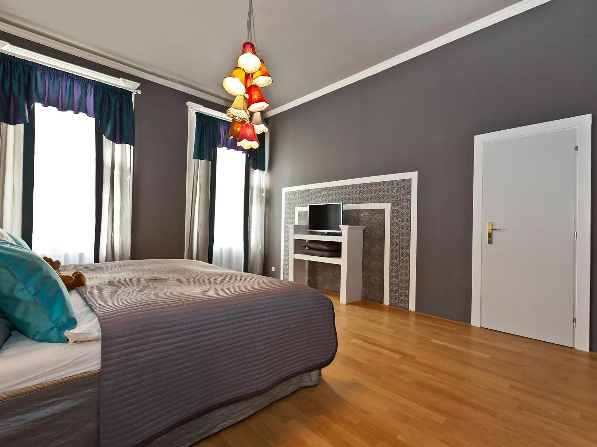 Bedroom, Bed in Royal Prague City Apartments