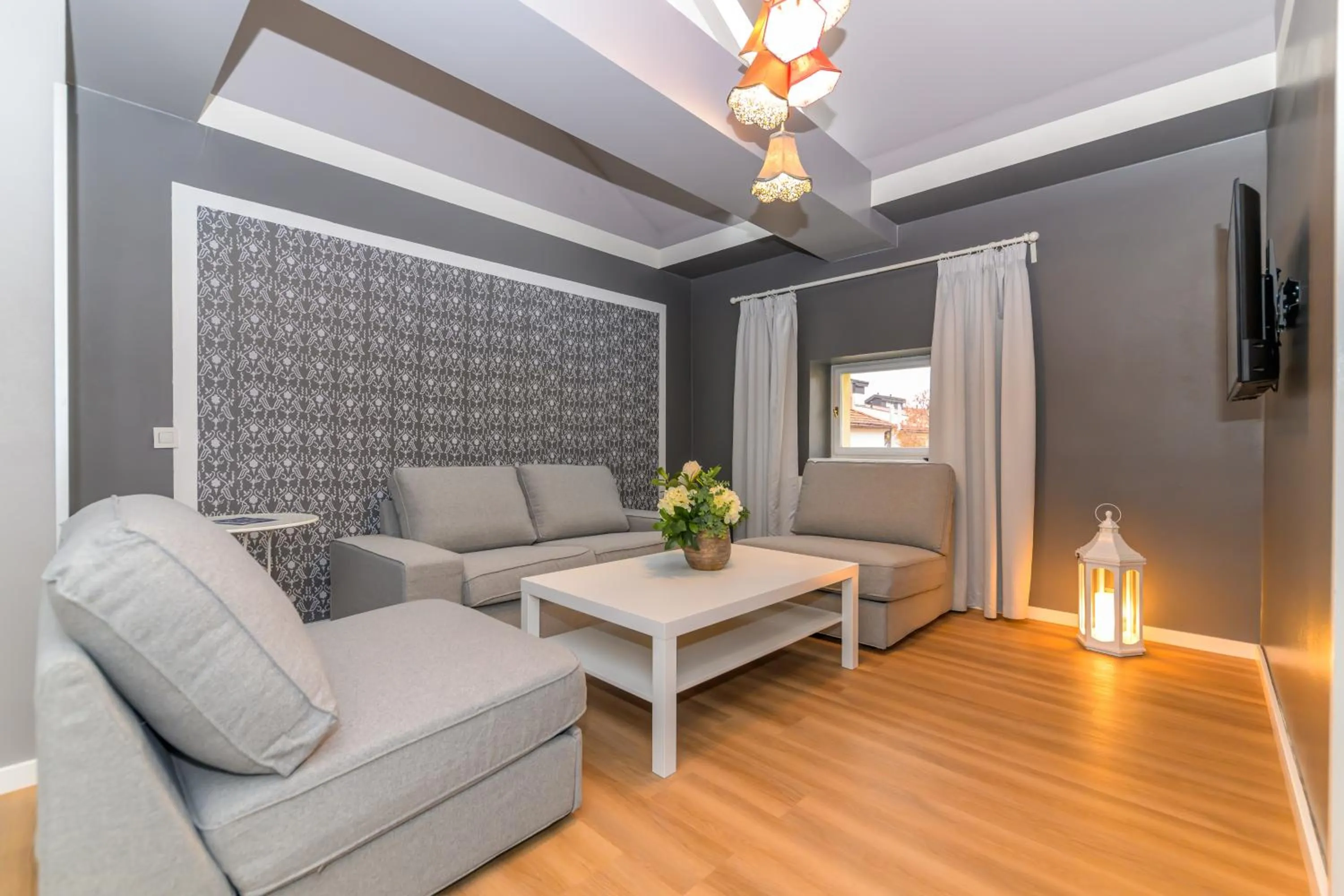 Seating area in Royal Prague City Apartments