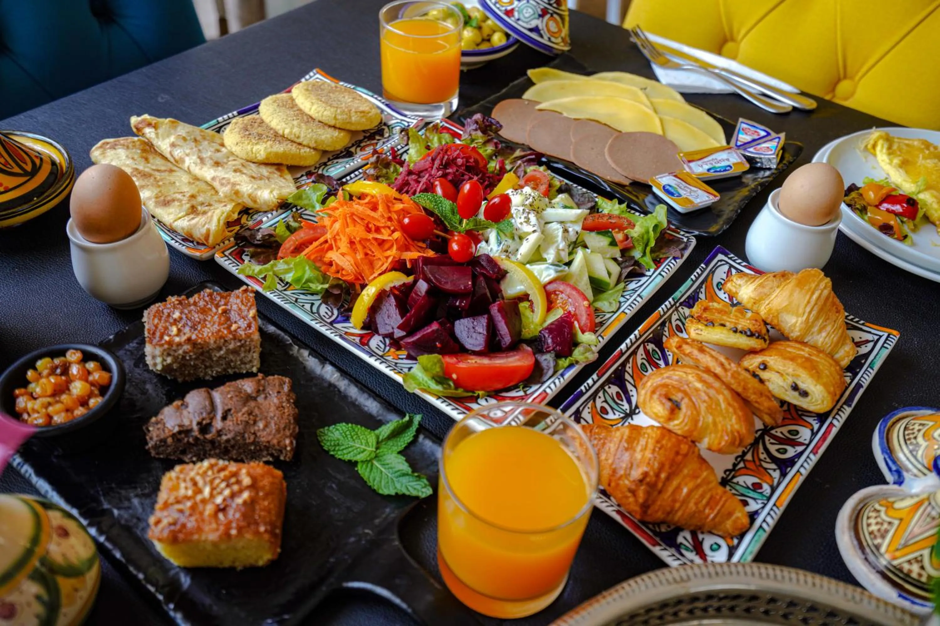 Food and drinks in Hotel Andalucia Tangier