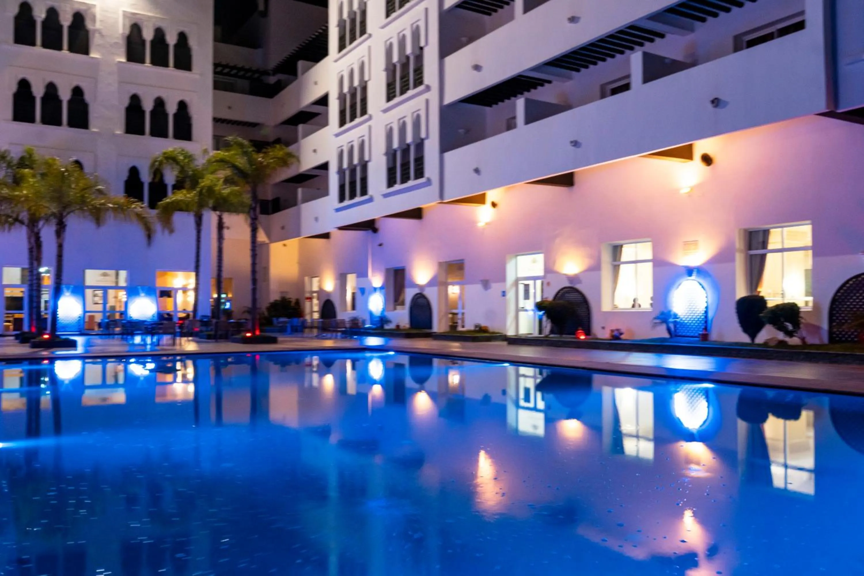 Swimming pool in Hotel Andalucia Tangier