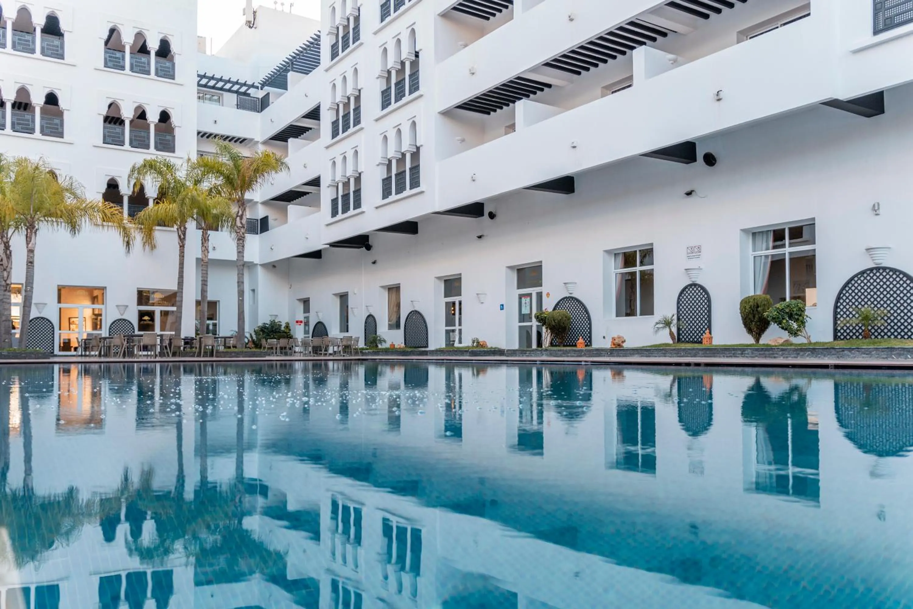 Swimming pool in Hotel Andalucia Tangier