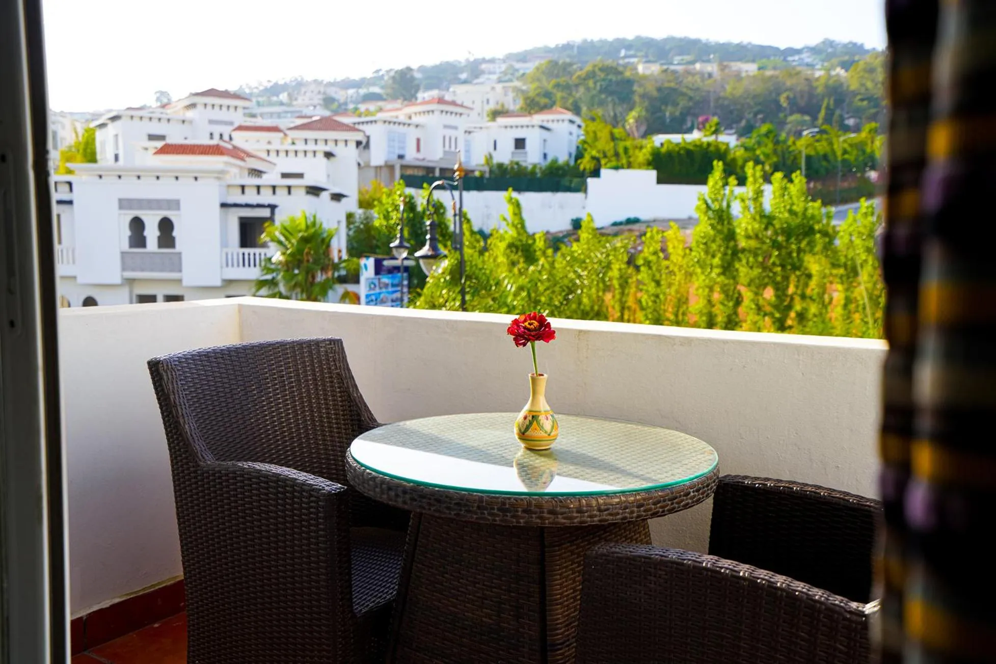 Balcony/Terrace in Hotel Andalucia Tangier