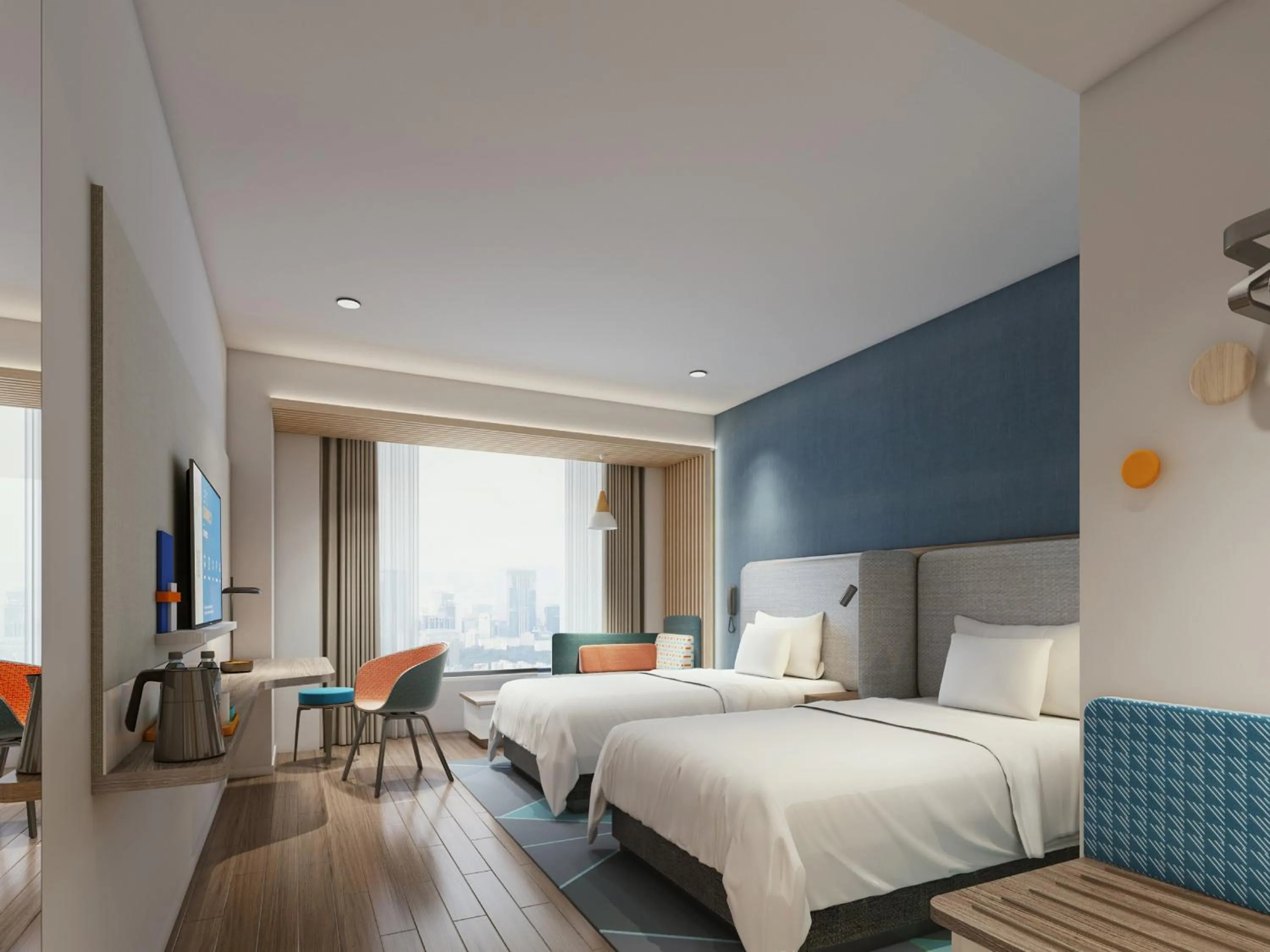 Photo of the whole room, Bed in Holiday Inn Express Lanzhou New Area by IHG