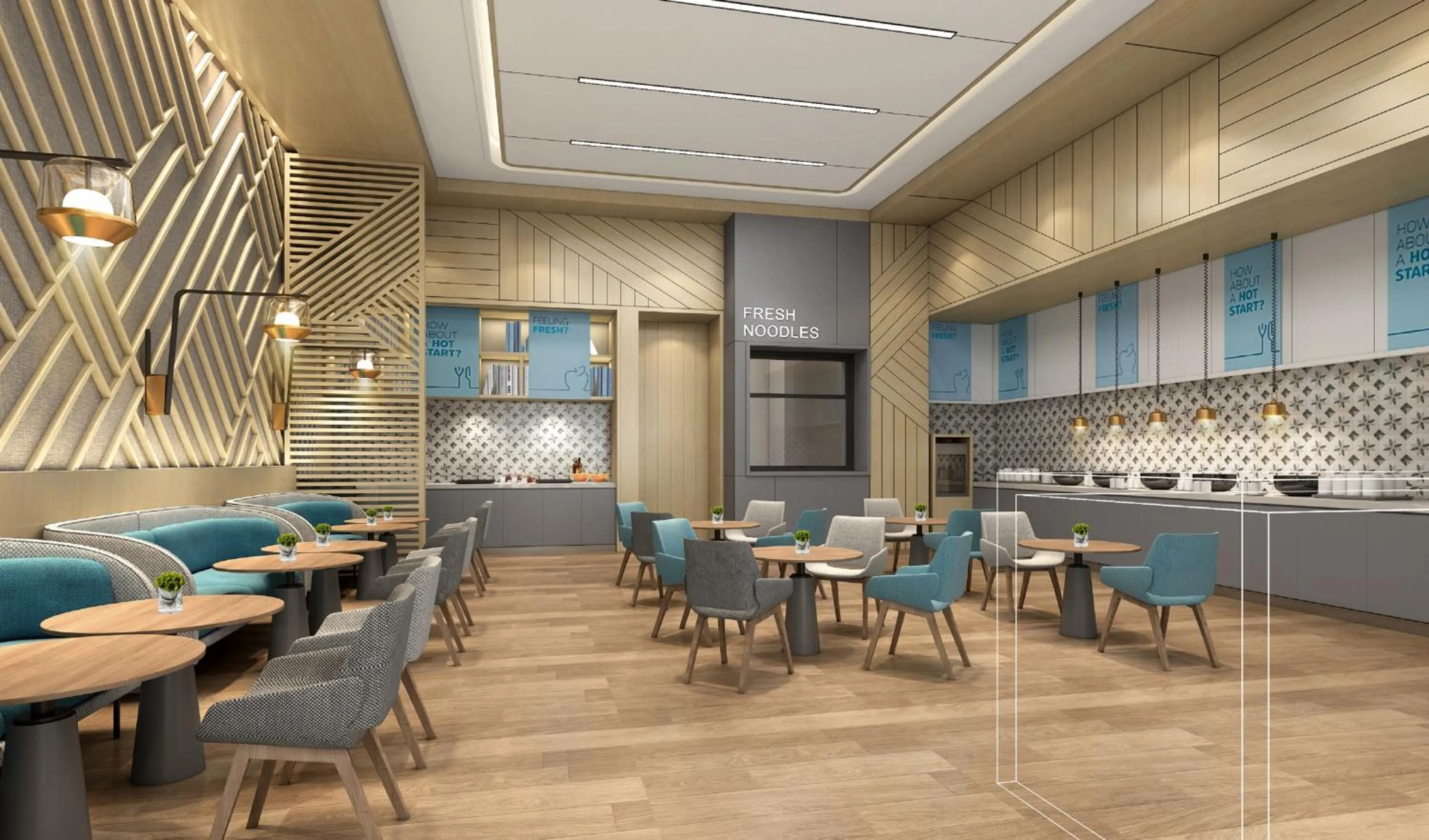 Restaurant/places to eat in Holiday Inn Express Lanzhou New Area by IHG