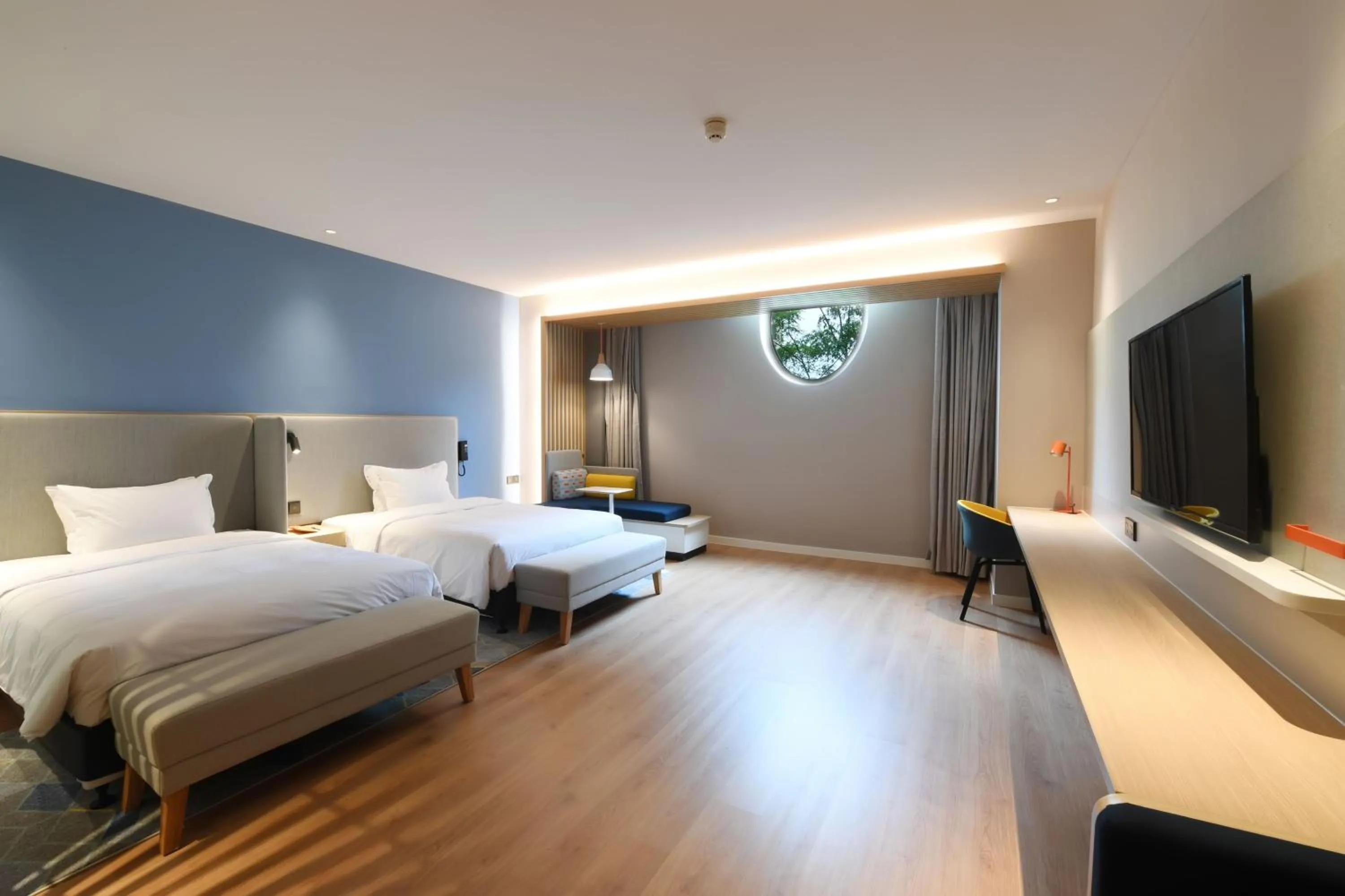 Bed in Holiday Inn Express Tianjin Binhai by IHG