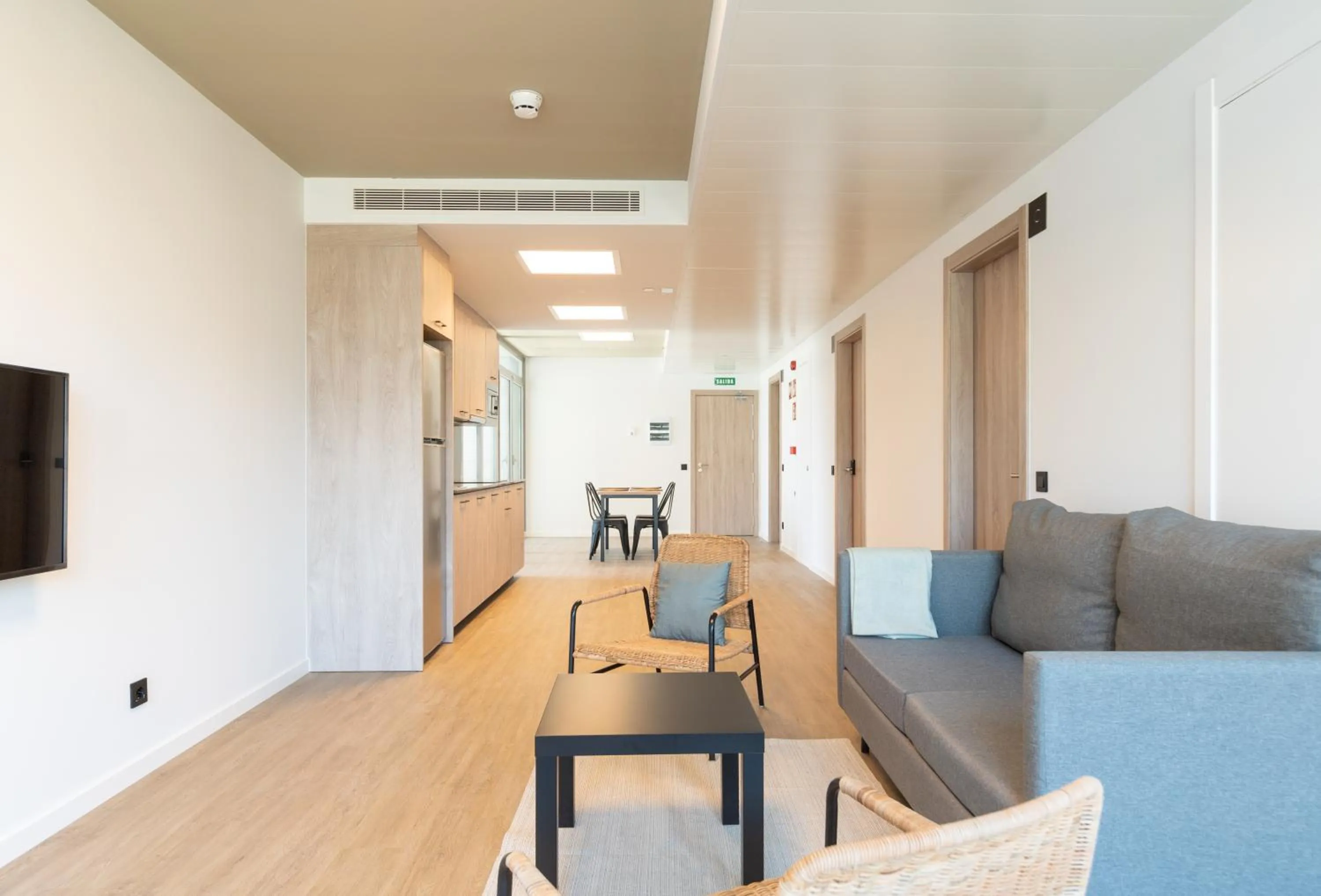 Living room in Micampus Barcelona Student Residence