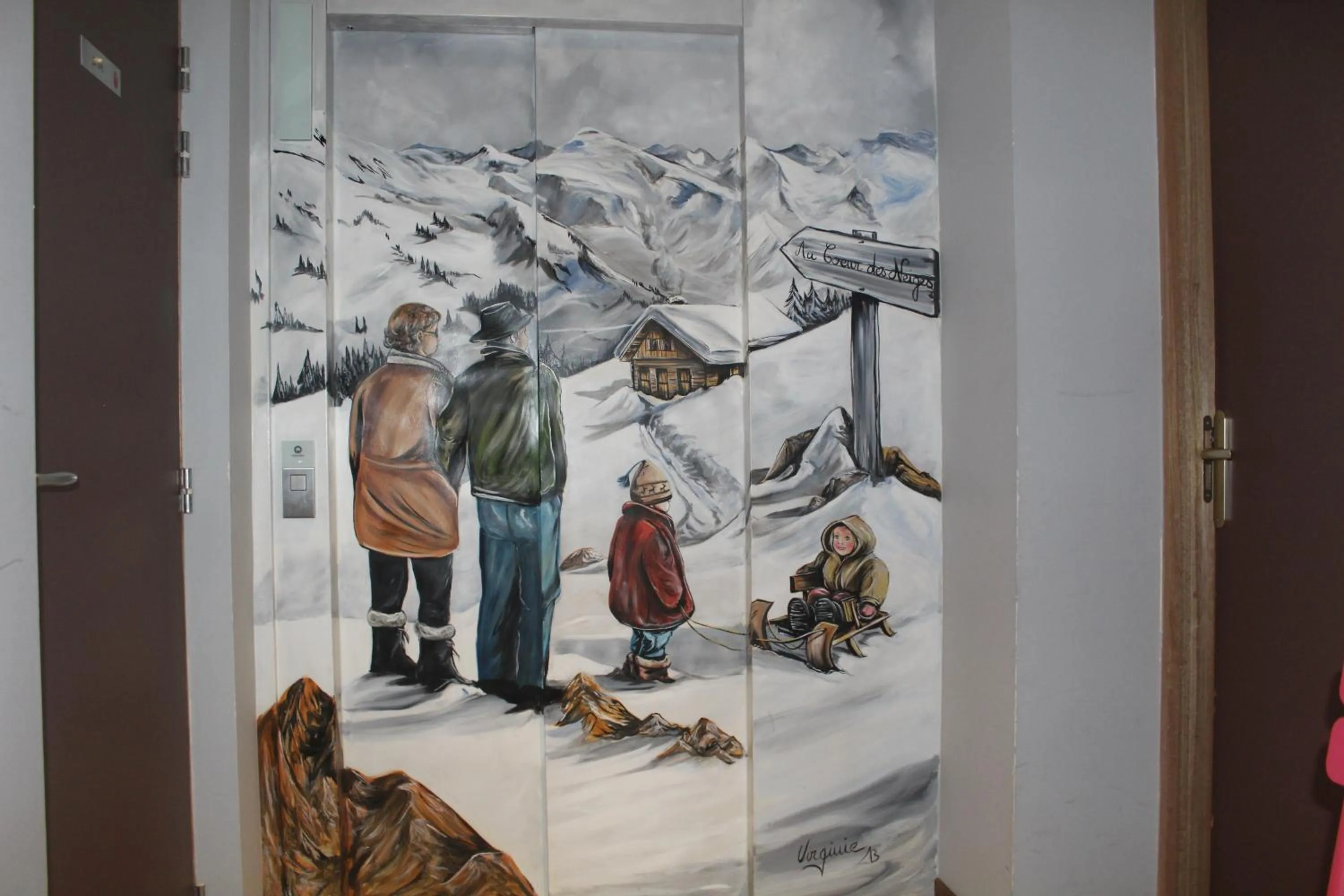 elevator in Le Schuss