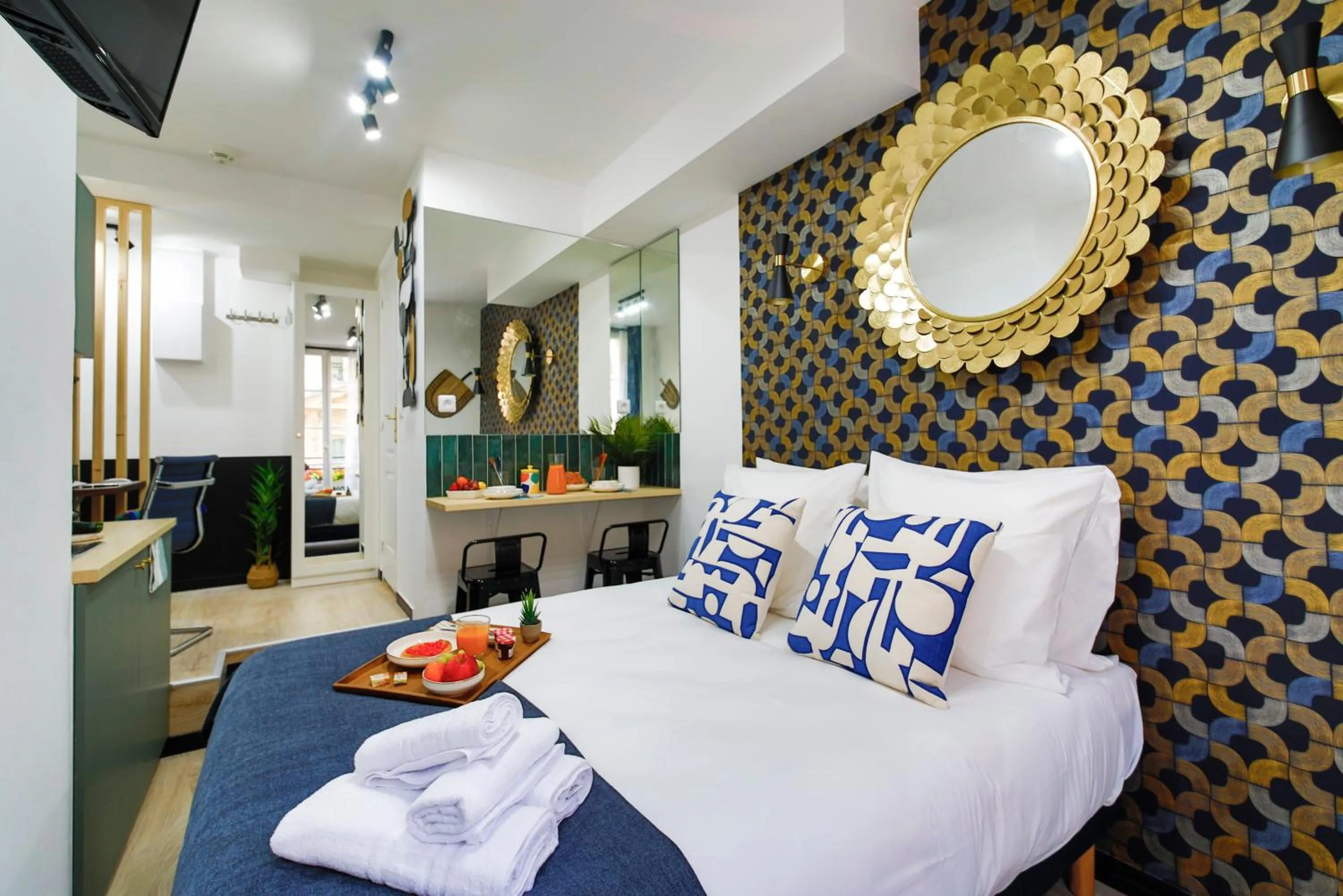 Bedroom, Bed in WS Opéra - Laffitte