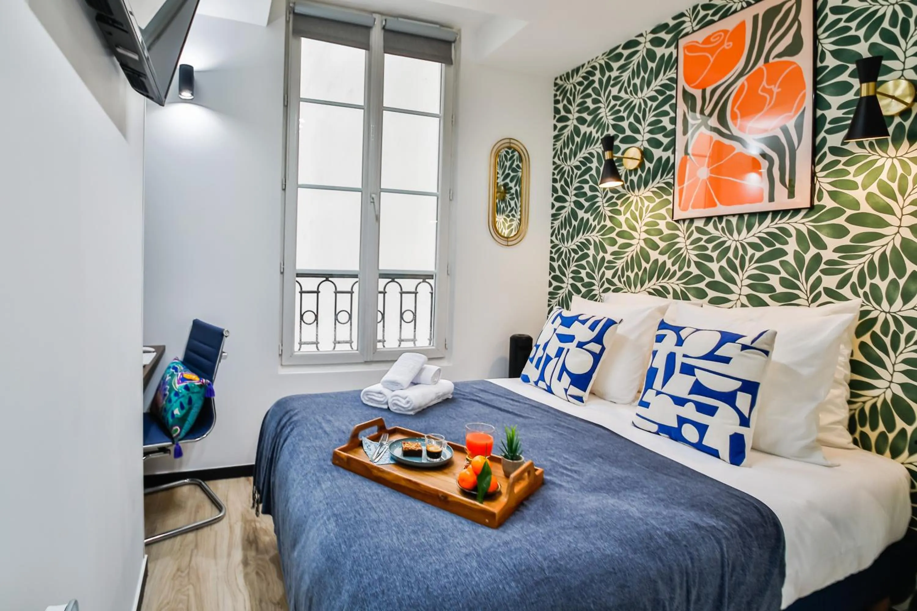 Bedroom, Bed in WS Opéra - Laffitte